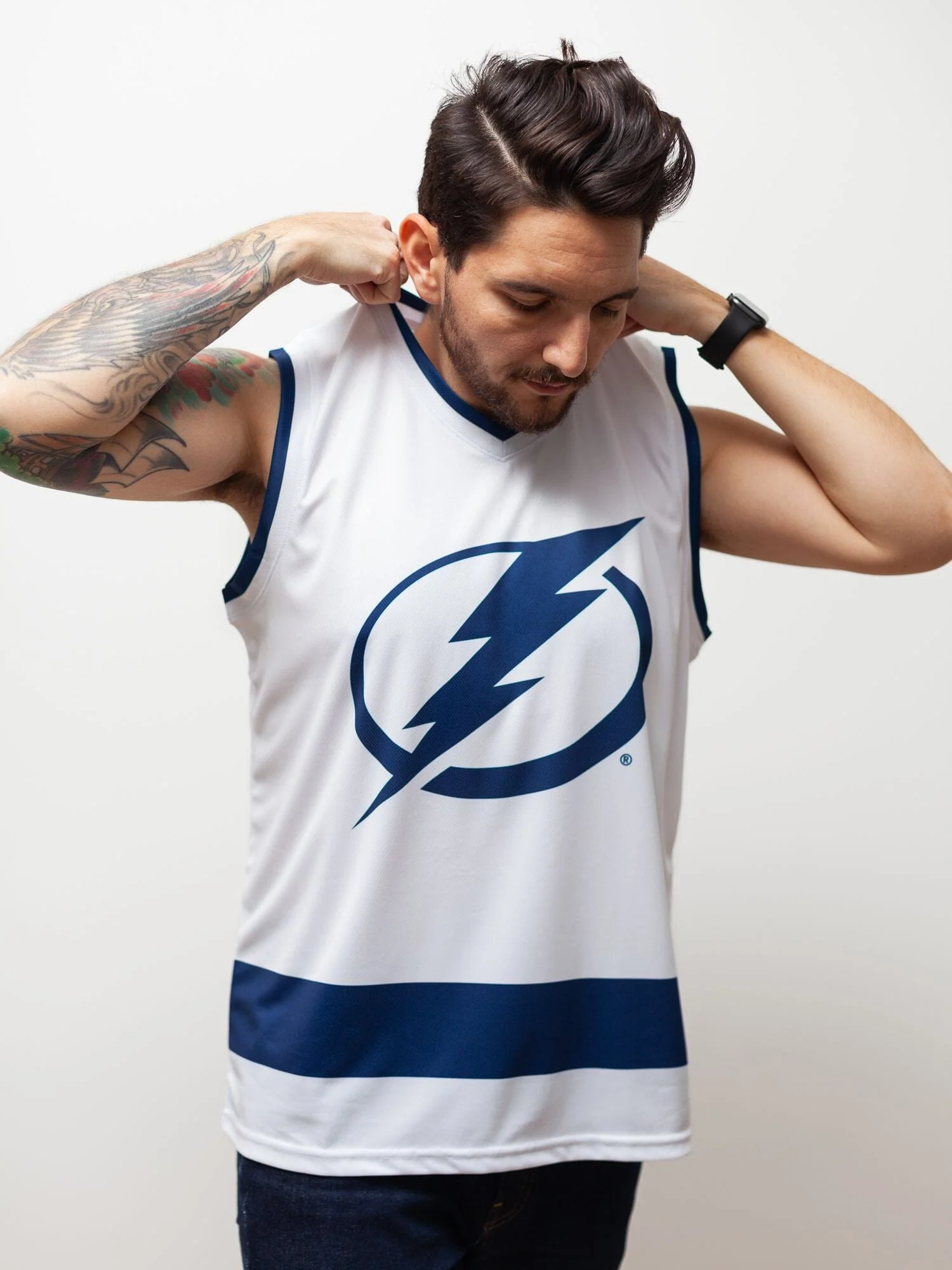 Tampa Bay Lightning Away Hockey Tank - Image 4