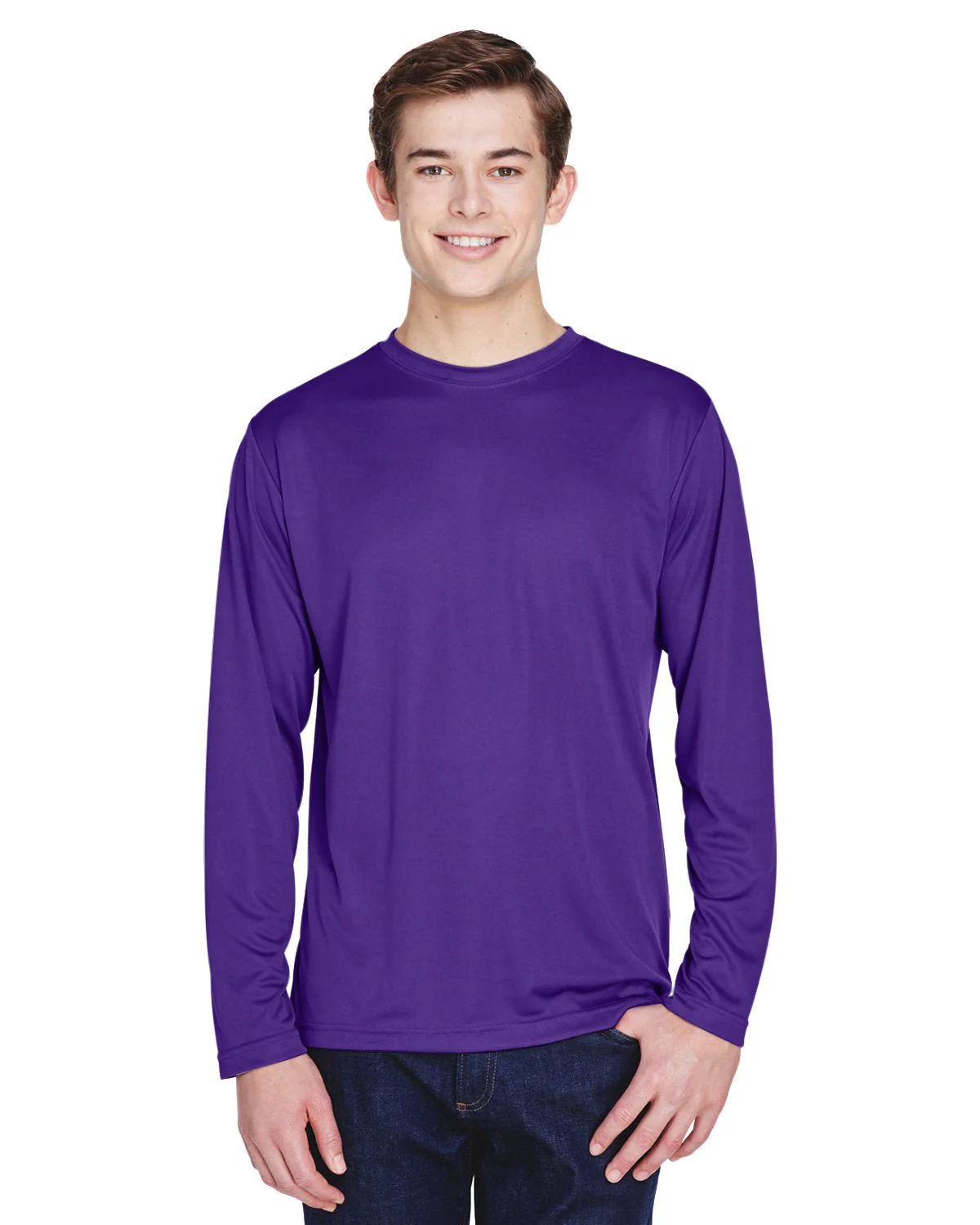 Team 365 TT11L Men's Zone Performance Long-Sleeve T-Shirt - Image 10