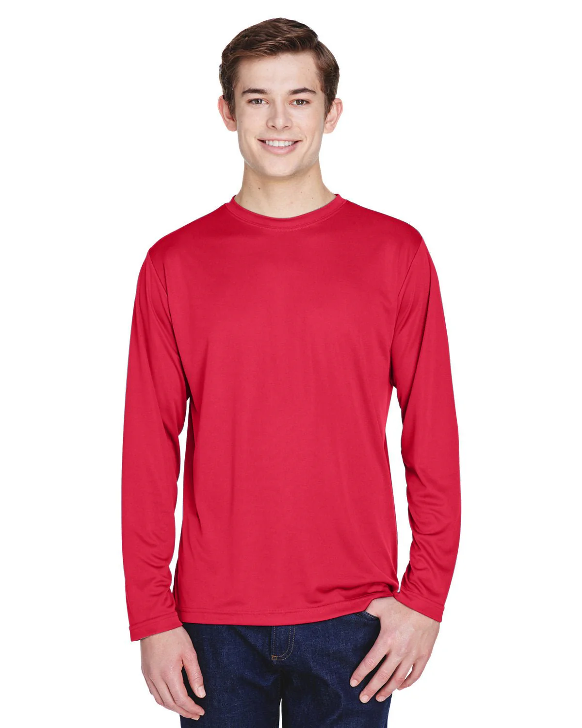 Team 365 TT11L Men's Zone Performance Long-Sleeve T-Shirt - Image 11