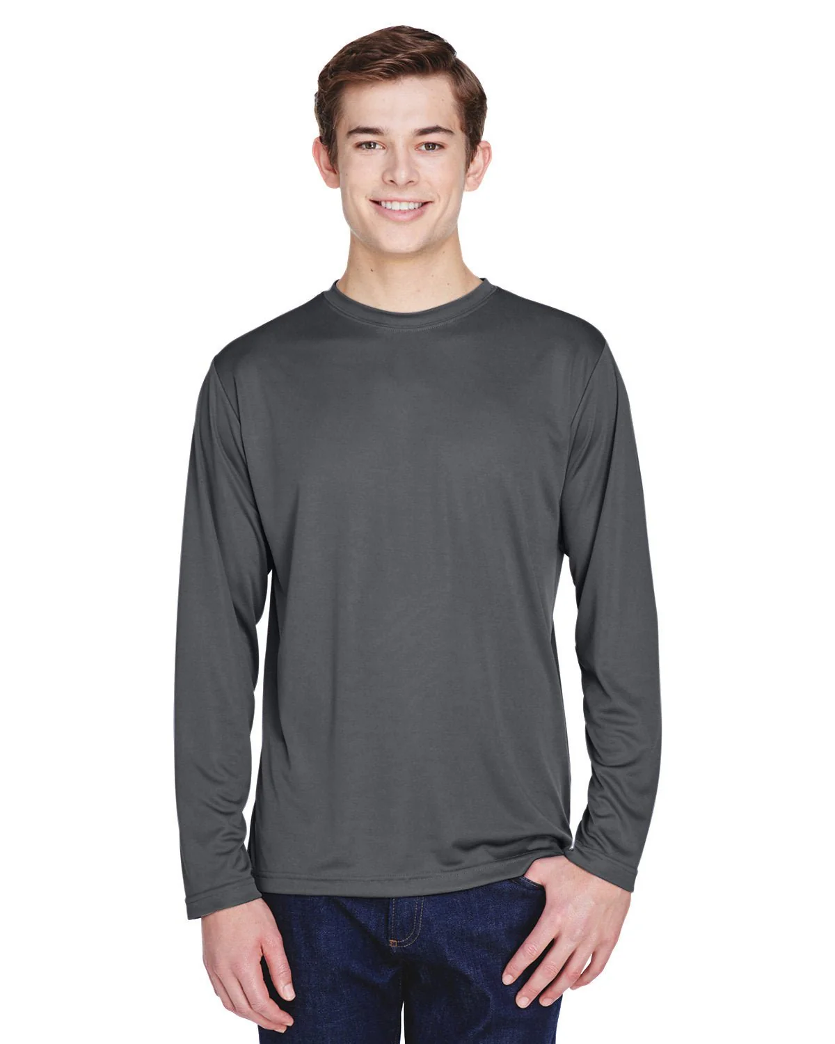 Team 365 TT11L Men's Zone Performance Long-Sleeve T-Shirt - Image 6
