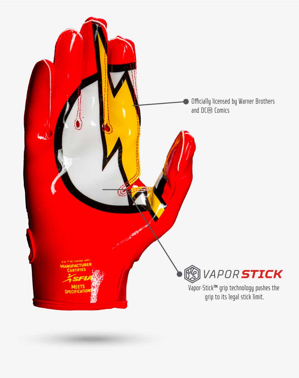 The Flash Football Gloves - VPS1 by Phenom Elite - Image 4