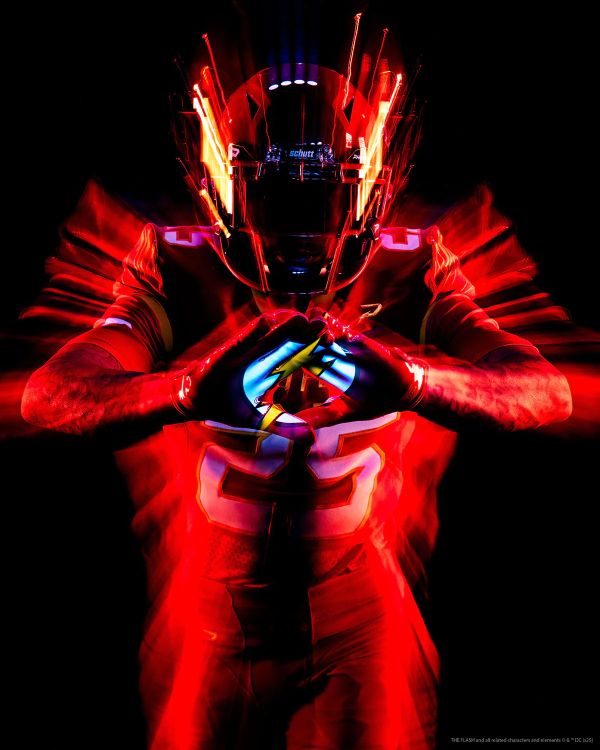 The Flash Football Gloves - VPS1 by Phenom Elite - Image 7