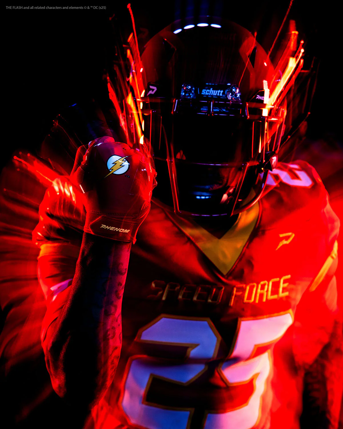 The Flash Football Gloves - VPS1 by Phenom Elite - Image 8