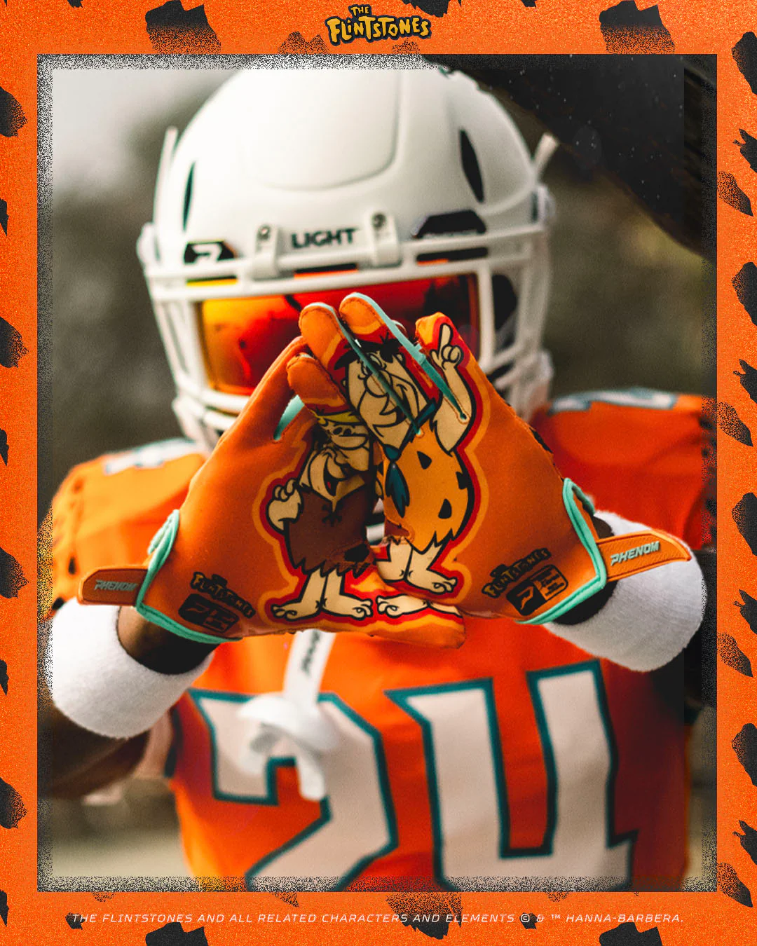 The Flintstones "Bedrock Blitz" VPS5 Football Gloves - Image 3