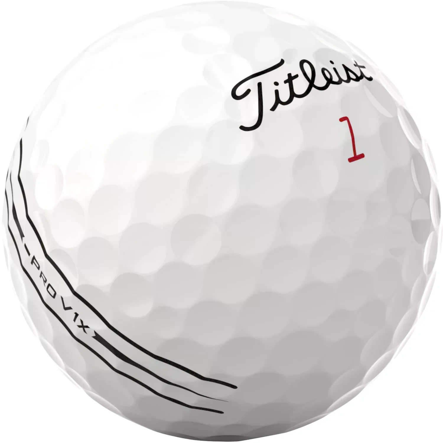 Titleist 2024 Pro V1x Left Dash Enhanced Alignment Golf Balls - Image 2
