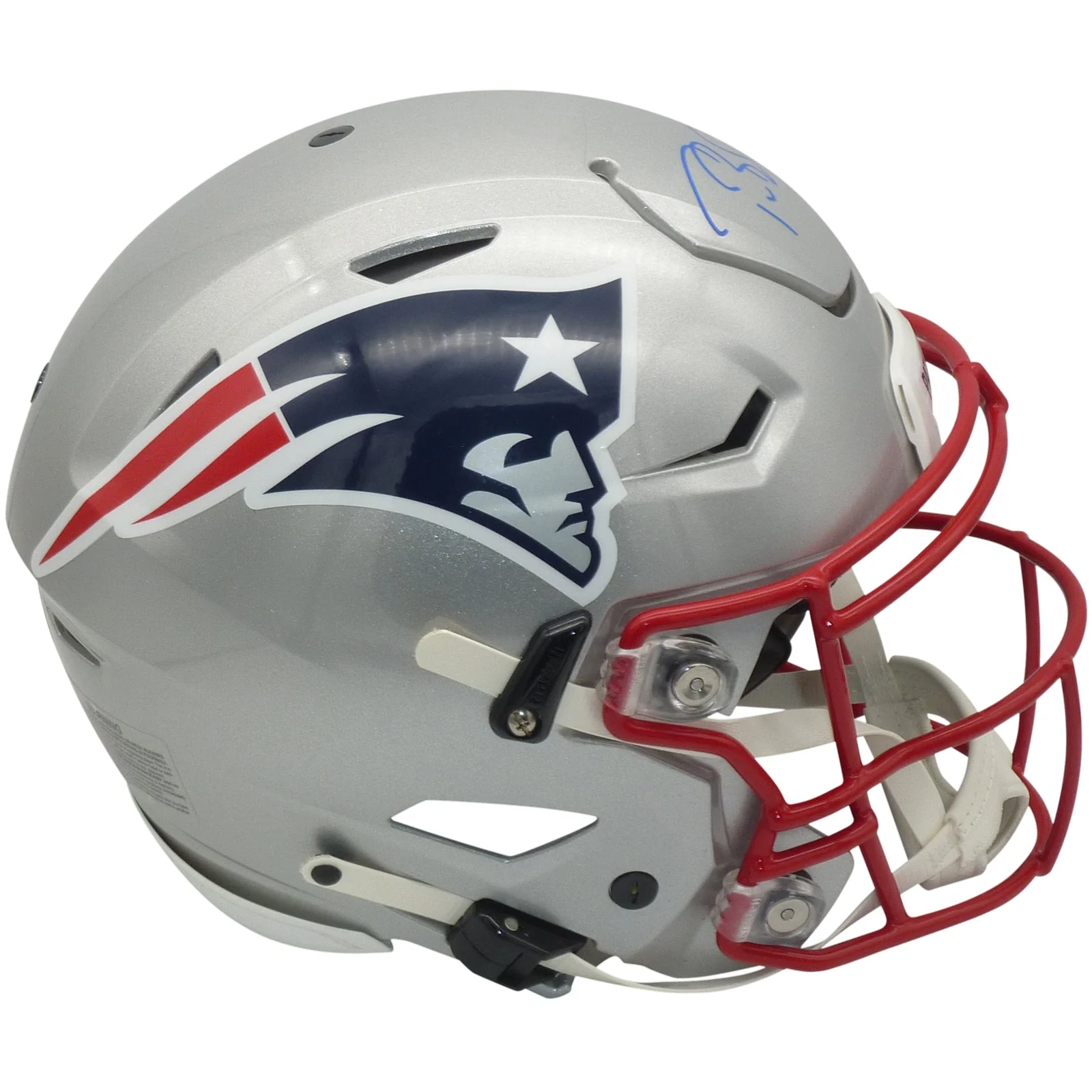 Autographed Tom Brady New England Patriots Riddell Speed Flex Authentic Helmet - Image 3