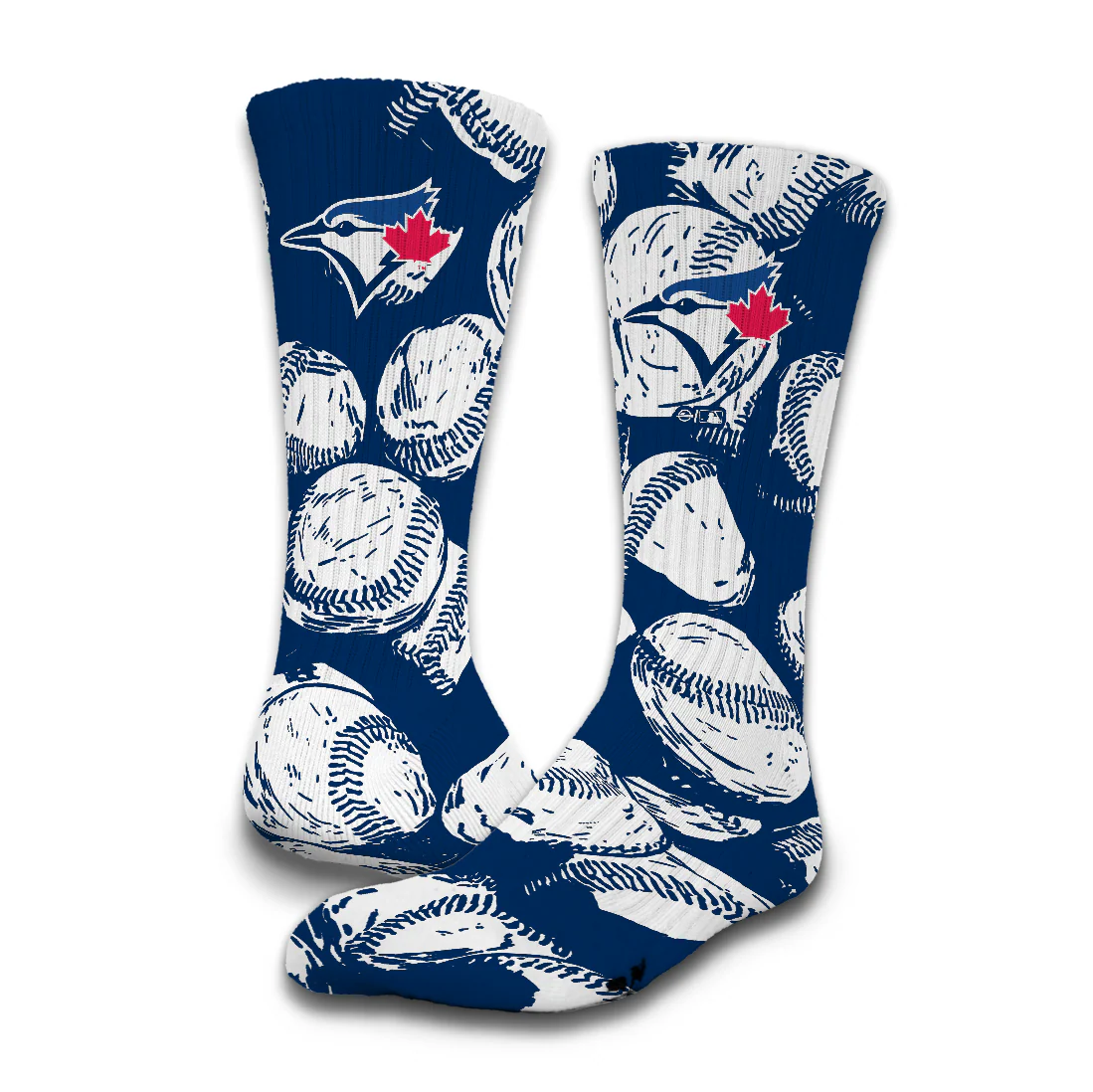 Toronto Blue Jays Primary 3 Pack Lifestyle Sock - Image 2