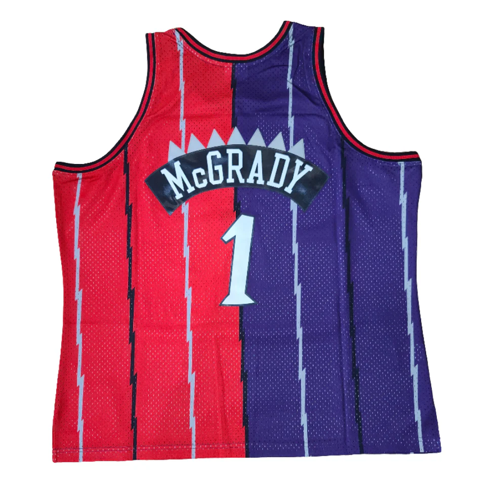 Toronto Raptors Tracy McGrady Split Mitchell & Ness Swingman jersey - Image 2