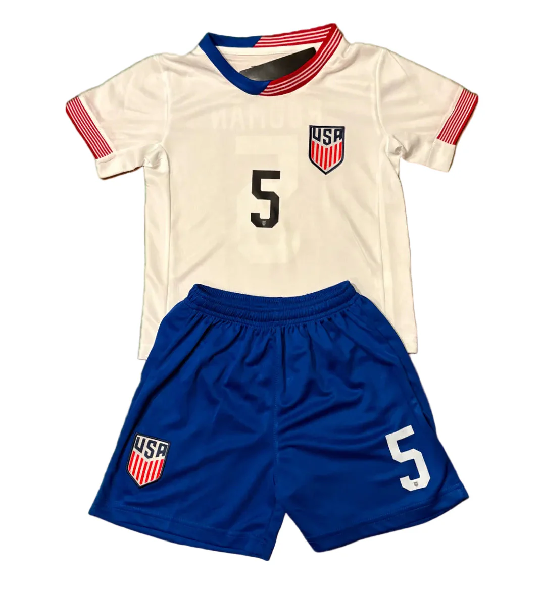 Trinity Rodman Home White Kids Soccer Jersey -all Kid Sizing - Image 2