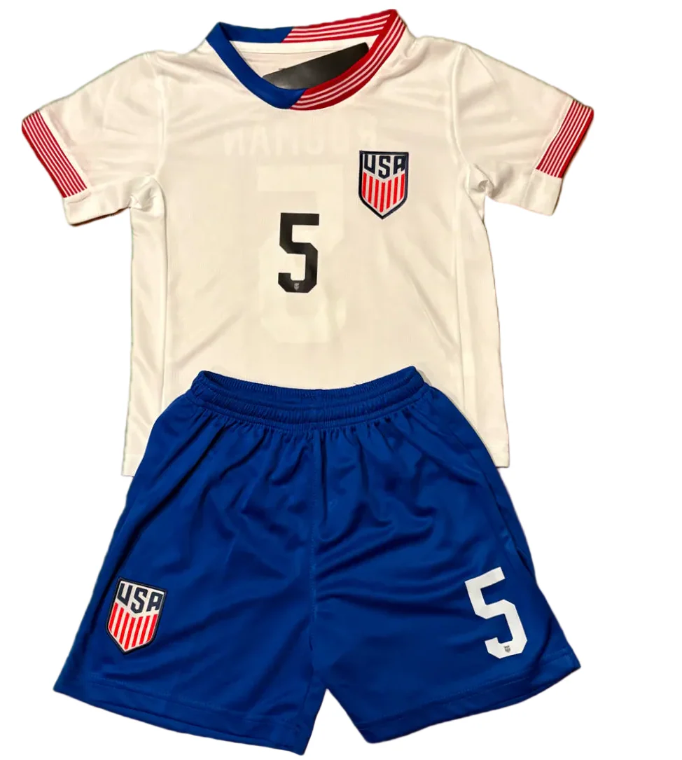 Trinity Rodman Home White Kids Soccer Jersey -all Kid Sizing - Image 4
