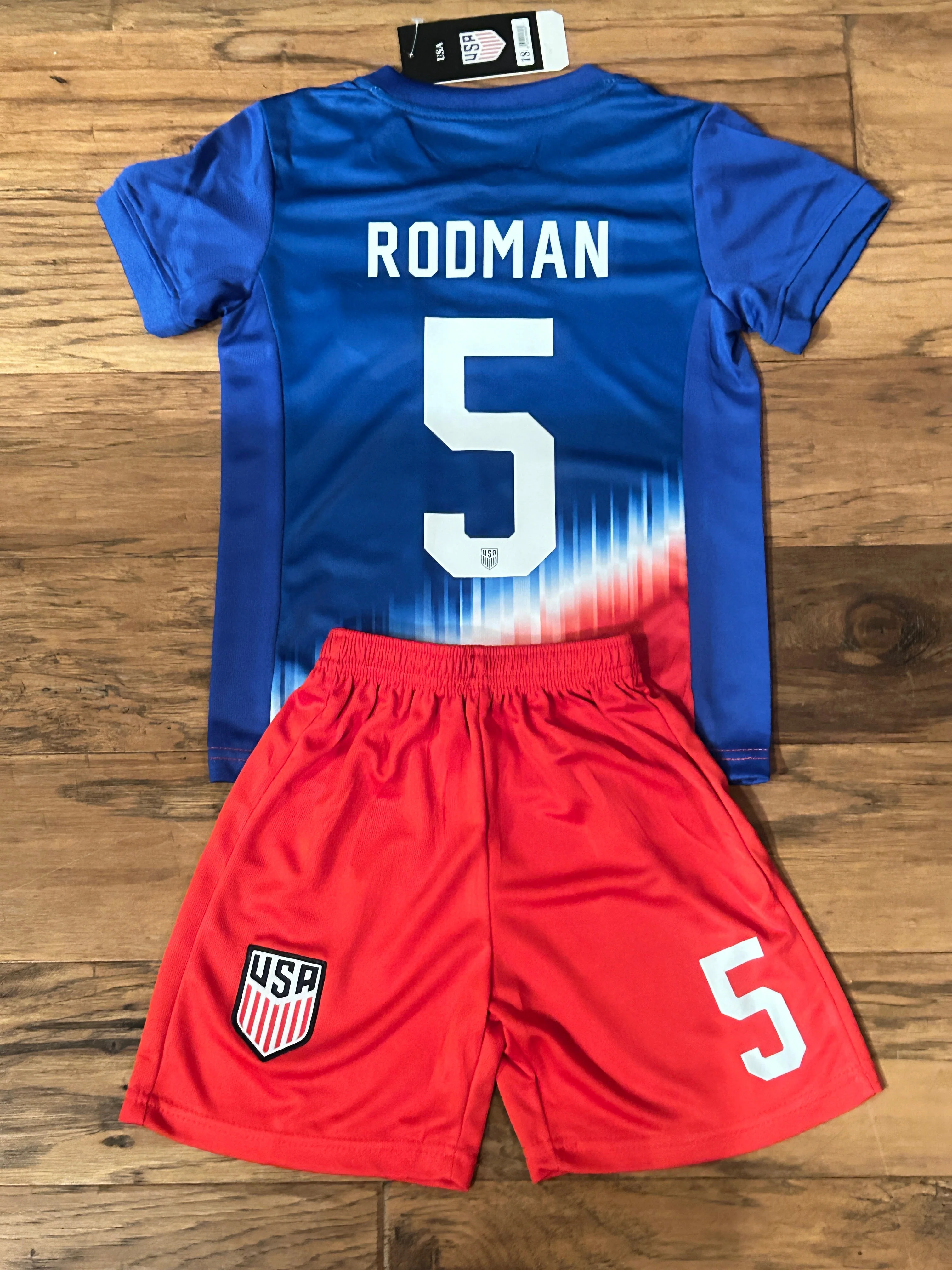 Trinity Rodman Usa Kids Soccer Jersey Set - Toddler & Youth Sizing - Image 4