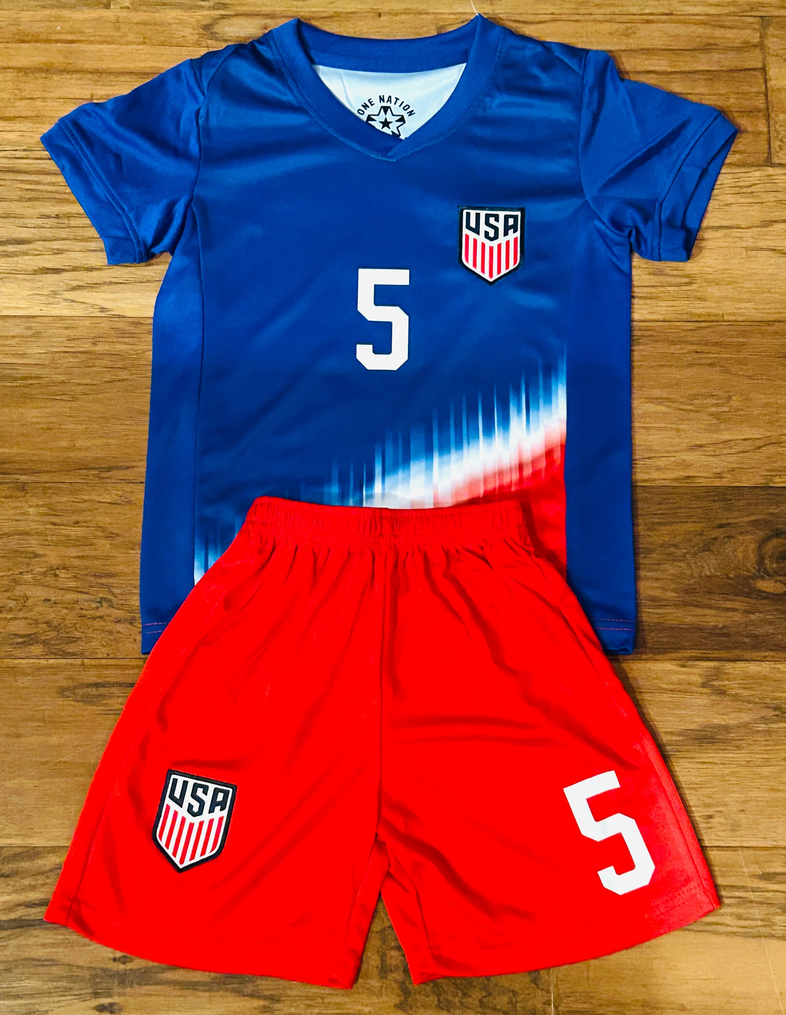 Trinity Rodman Usa Kids Soccer Jersey Set - Toddler & Youth Sizing - Image 5