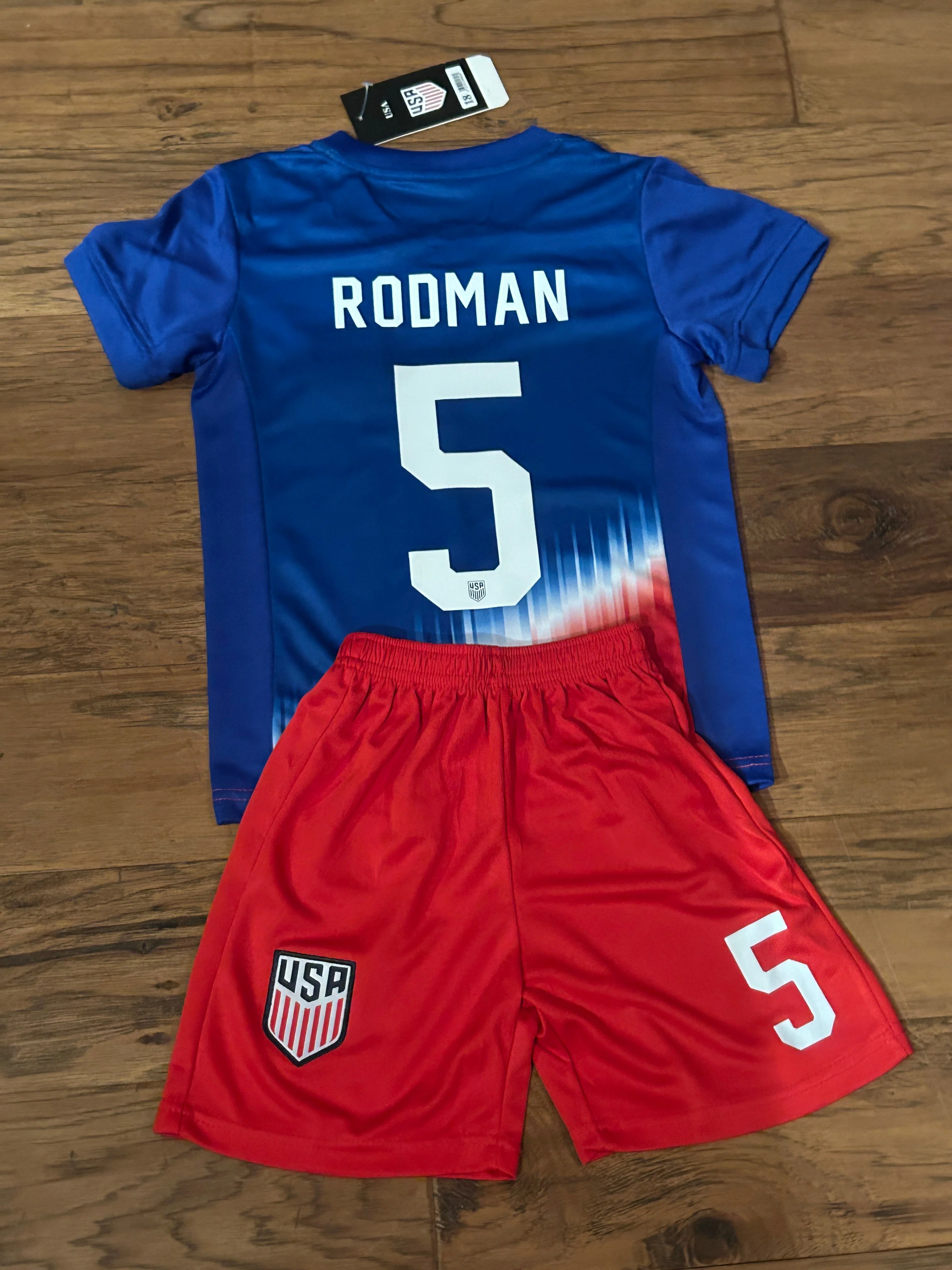 Trinity Rodman Usa Kids Soccer Jersey Set - Toddler & Youth Sizing - Image 8