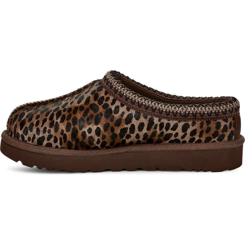 UGG Tasman Womens Slipper Caspian Leopard Print Burnt Cedar - Image 5