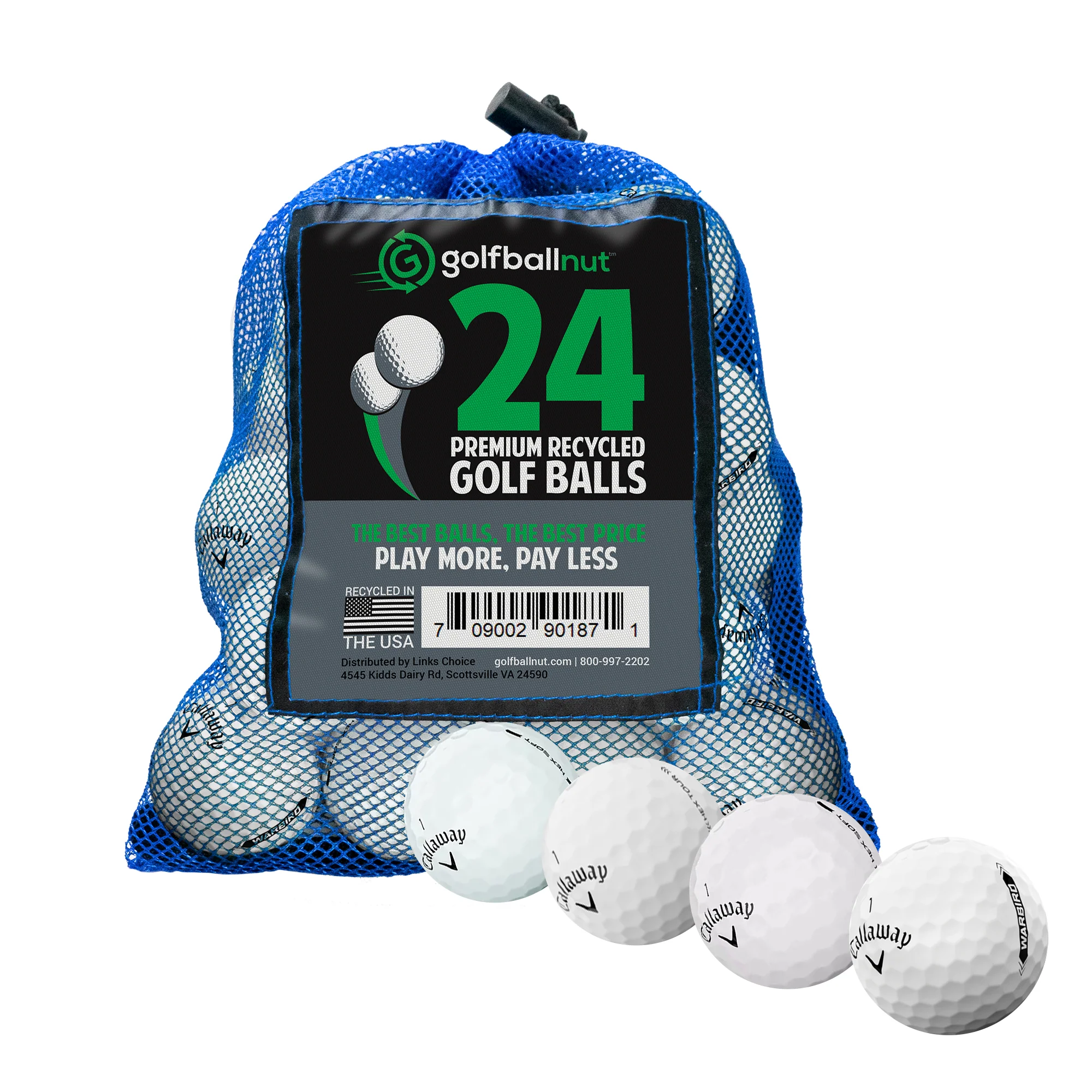 Used Callaway Mix Golf Balls (Bulk Mesh Bags) - Image 2