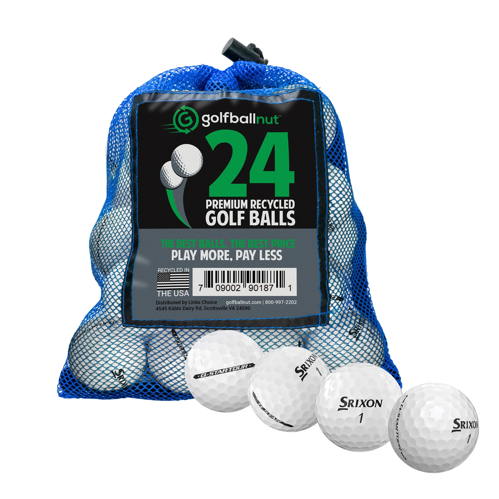 Used Srixon Q Star Mix Golf Balls (Bulk Mesh Bags) - Image 2