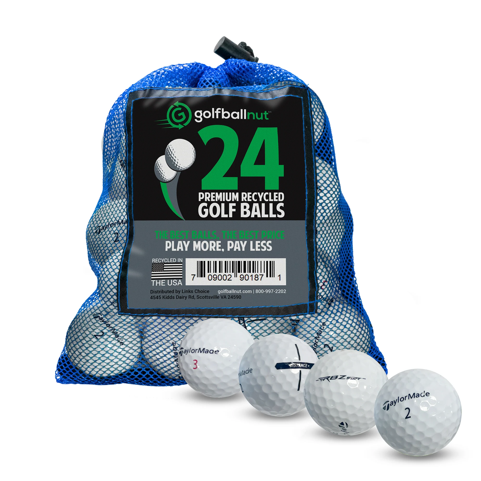 Used Taylormade Mix Golf Balls (Bulk Mesh Bags) - Image 4