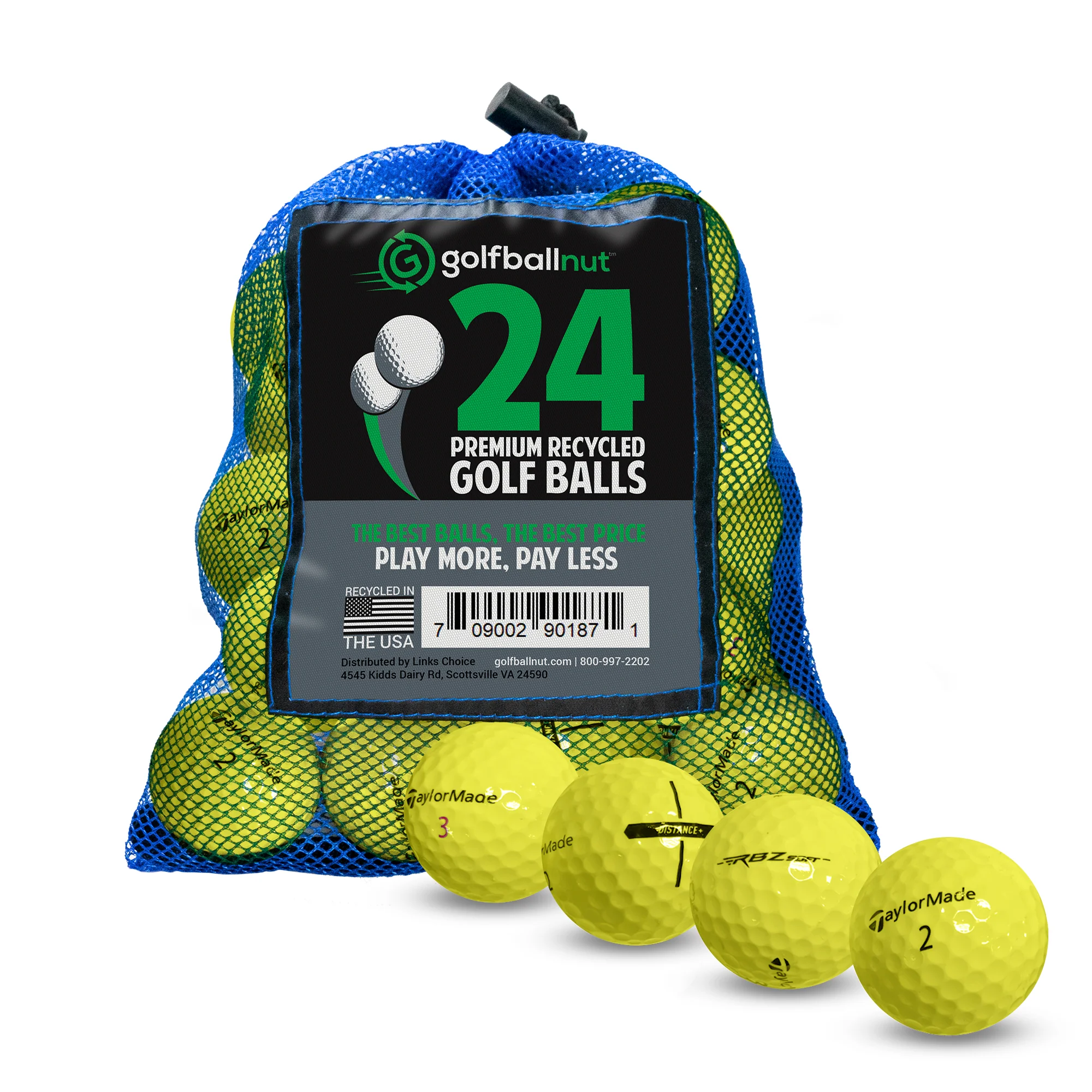 Used Taylormade Mix Golf Balls (Bulk Mesh Bags) - Image 6