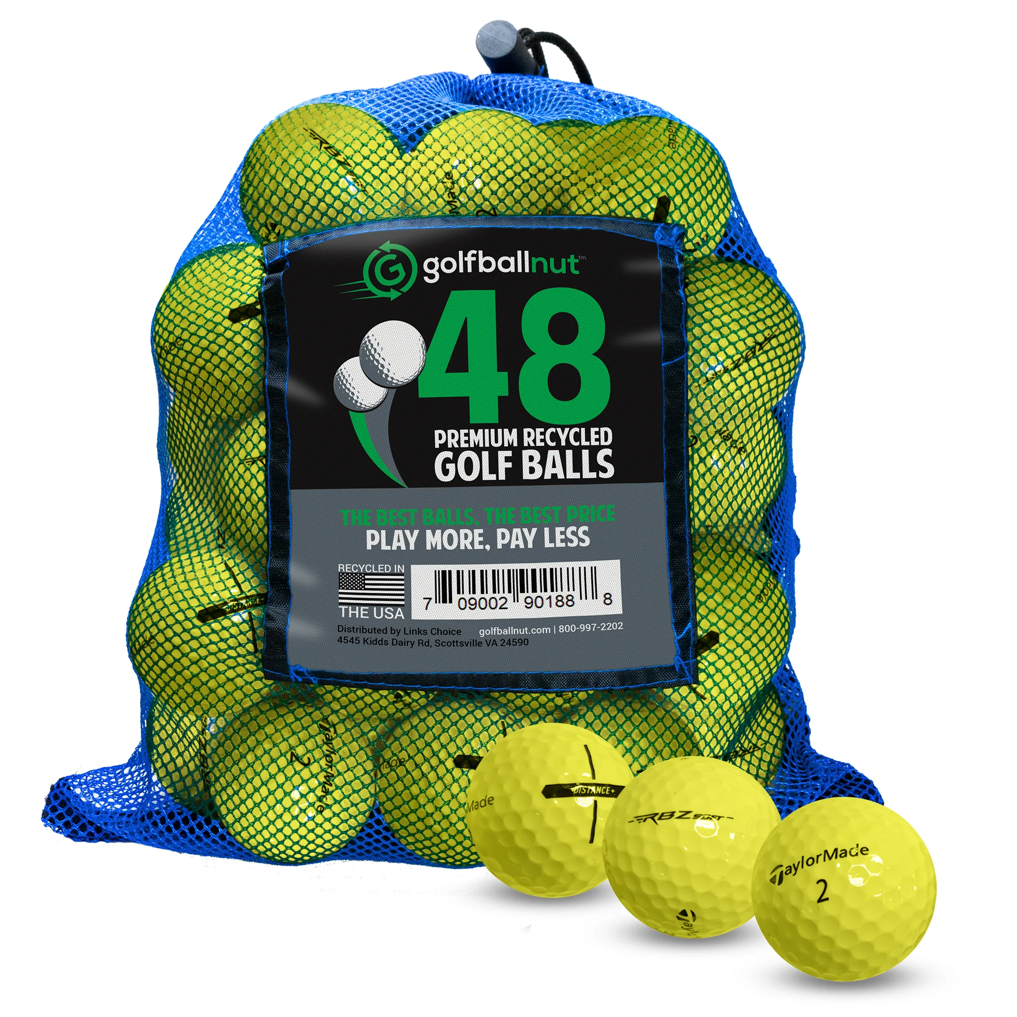 Used Taylormade Mix Golf Balls (Bulk Mesh Bags) - Image 7