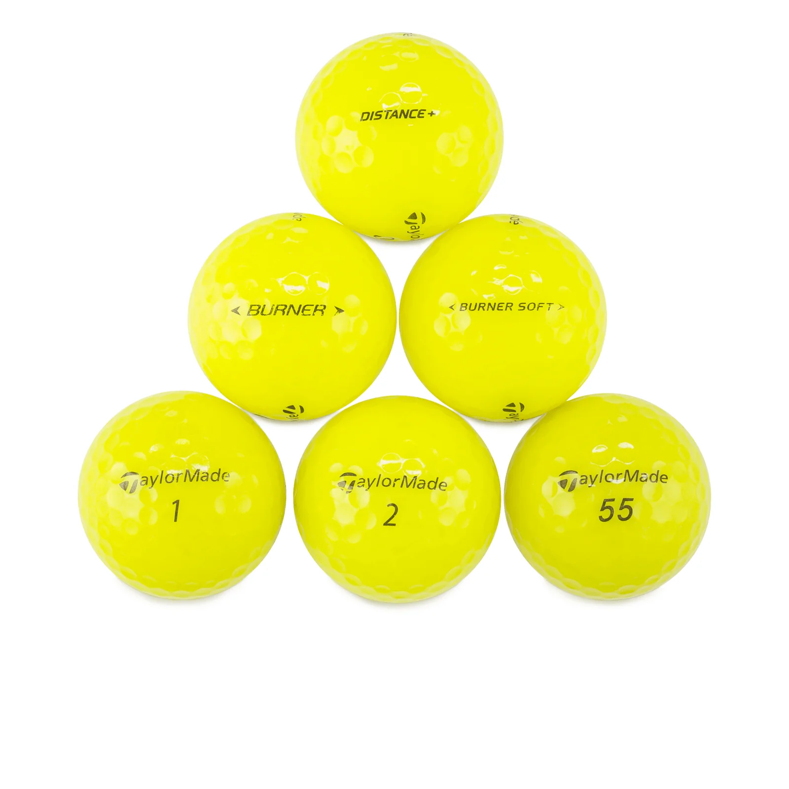 Used TaylorMade Yellow Mix Golf Balls - 1 Dozen - Image 2
