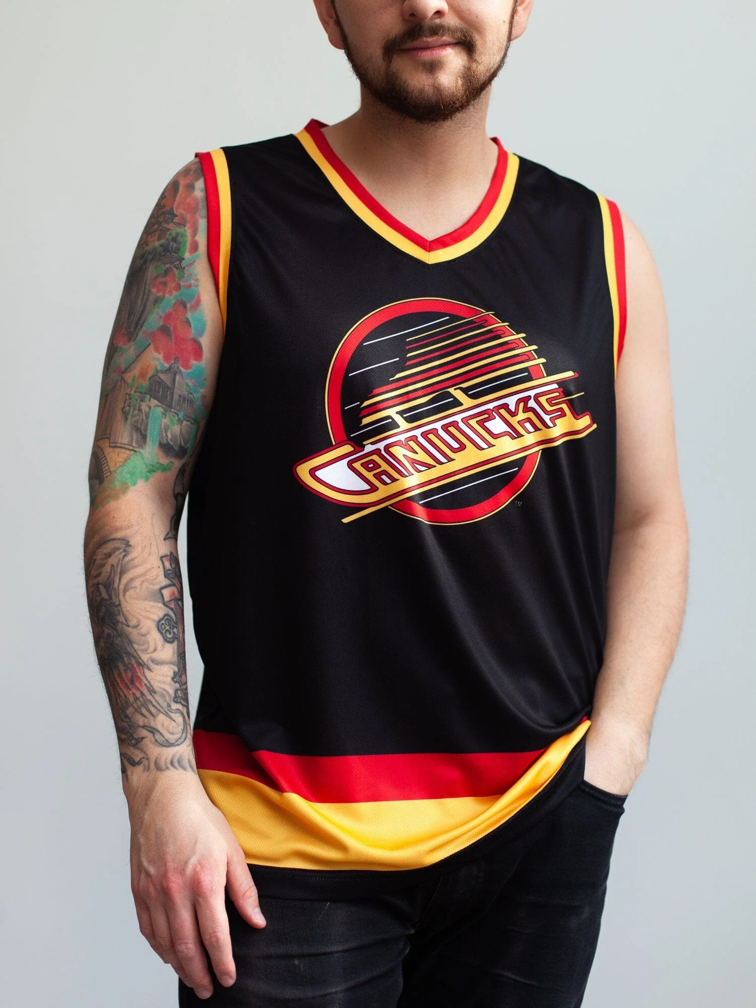 Vancouver Canucks Retro Alternate Hockey Tank - Image 4