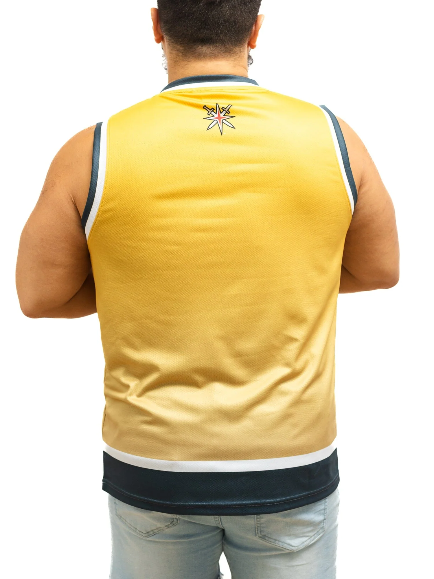 Las Vegas Golden Knights Championship Gold Ombré Hockey Tank - Image 5