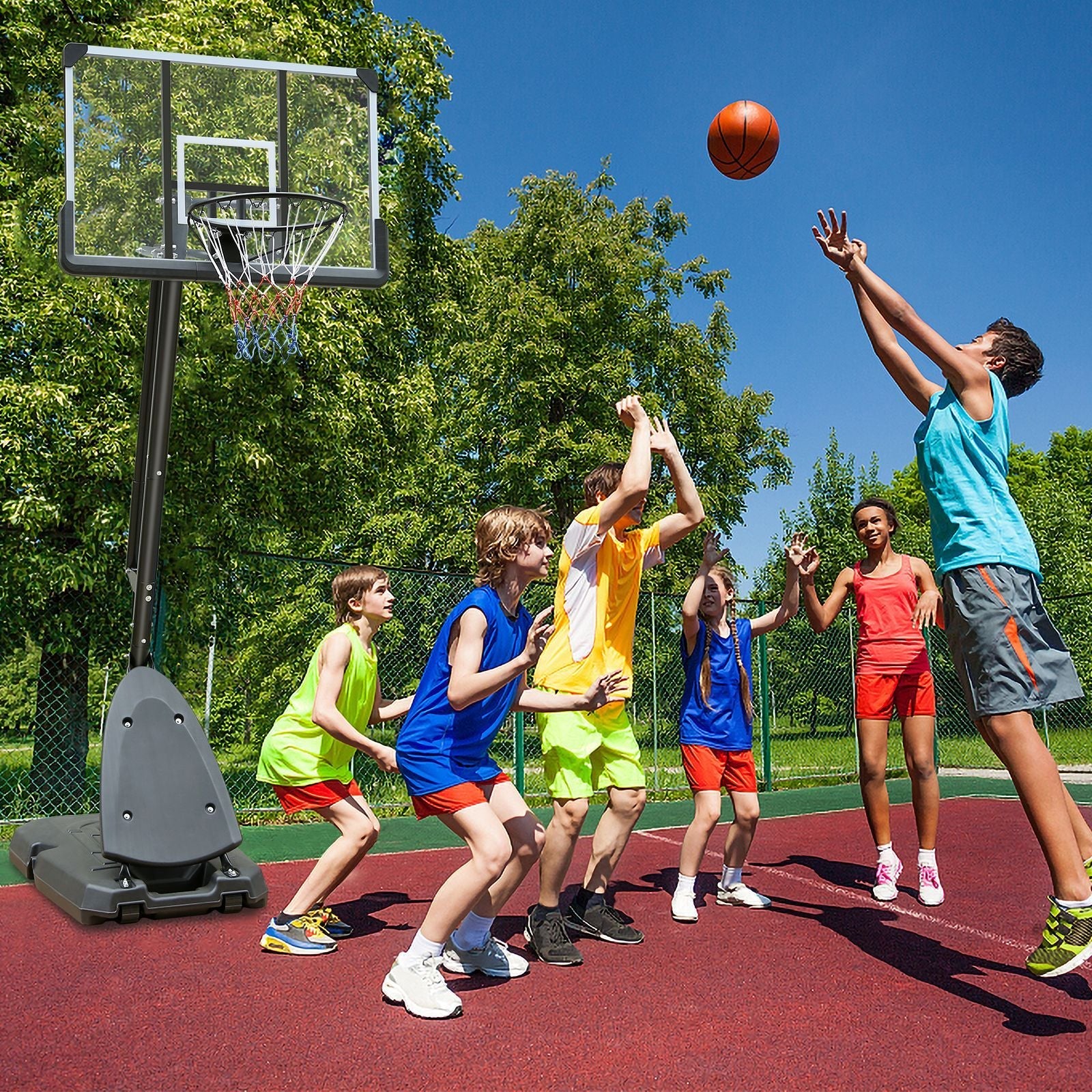Portable Indoors & Outdoors Basketball Hoop - Image 7