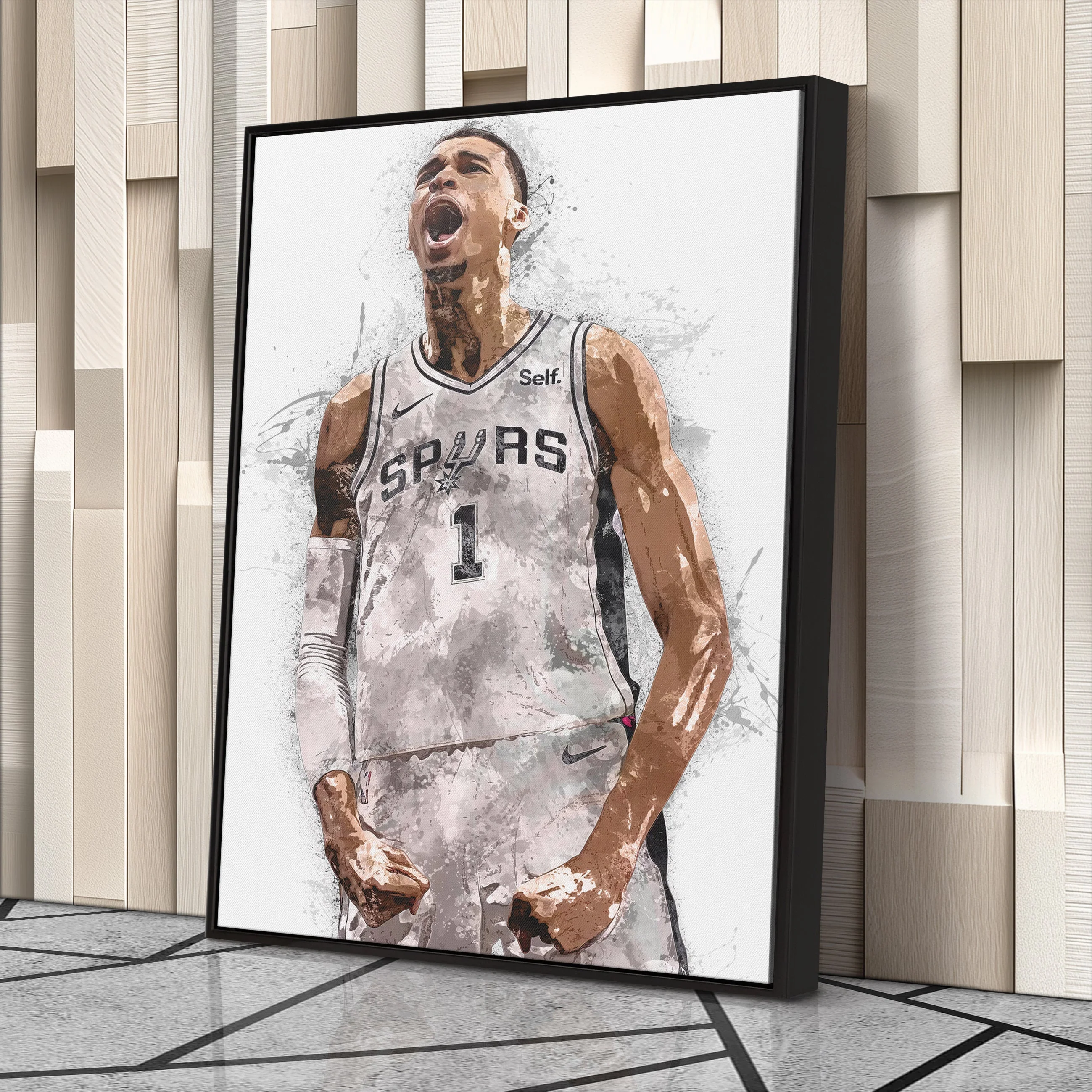 Victor Wembanyama Canvas Art San Antonio Spurs Wall Decor - Image 5