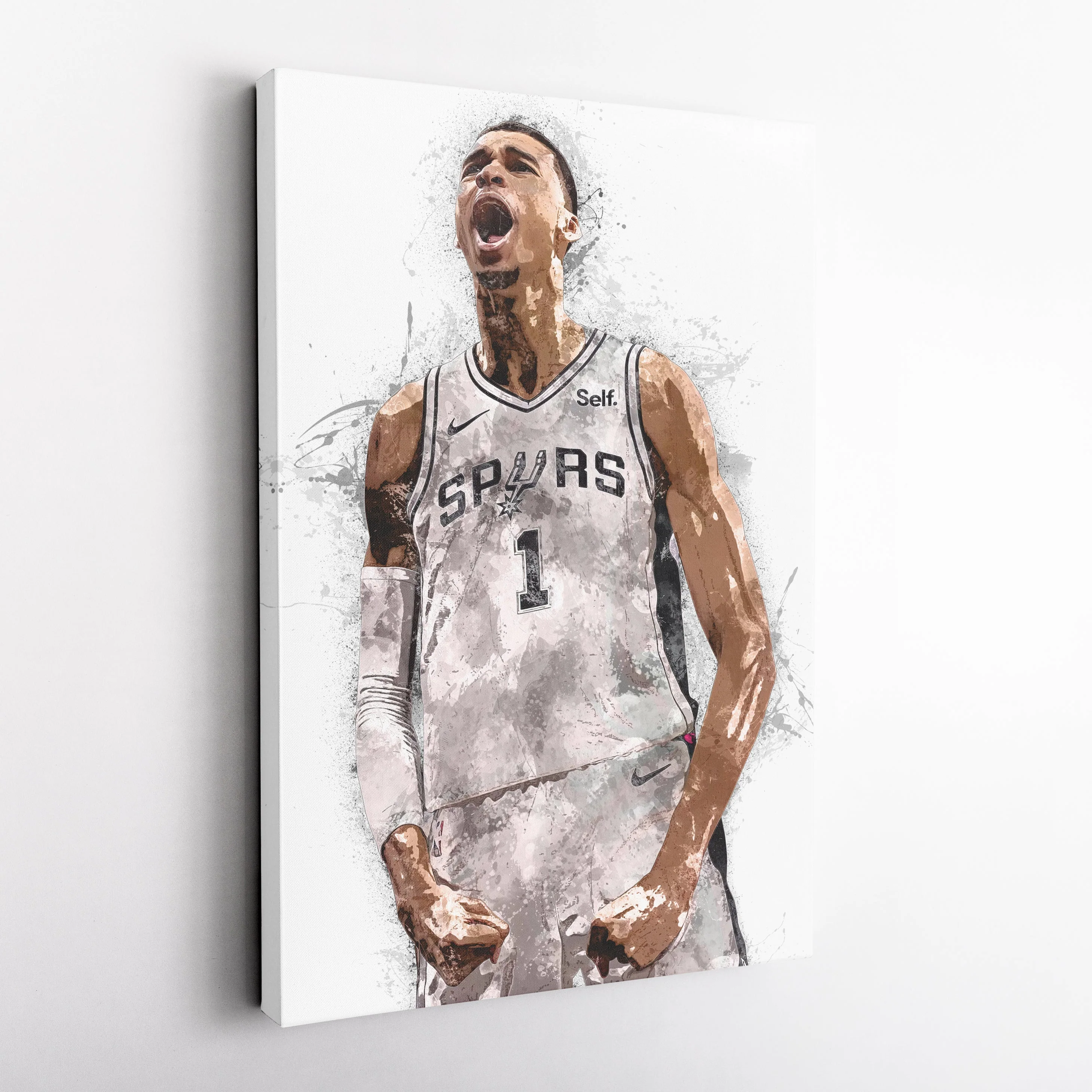 Victor Wembanyama Canvas Art San Antonio Spurs Wall Decor - Image 6