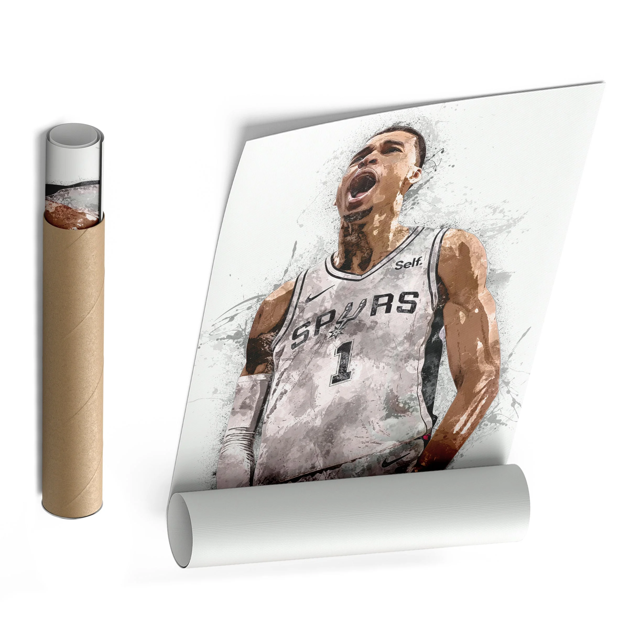 Victor Wembanyama Canvas Art San Antonio Spurs Wall Decor - Image 8