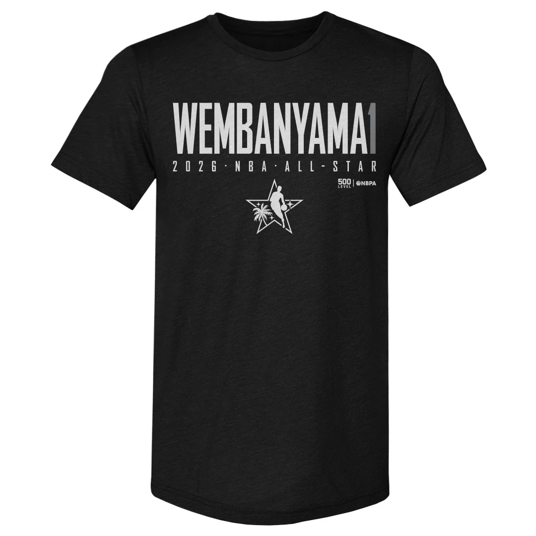 Victor Wembanyama San Antonio Spurs 2026 NBA All-Star Elite WHT Men's T-Shirt