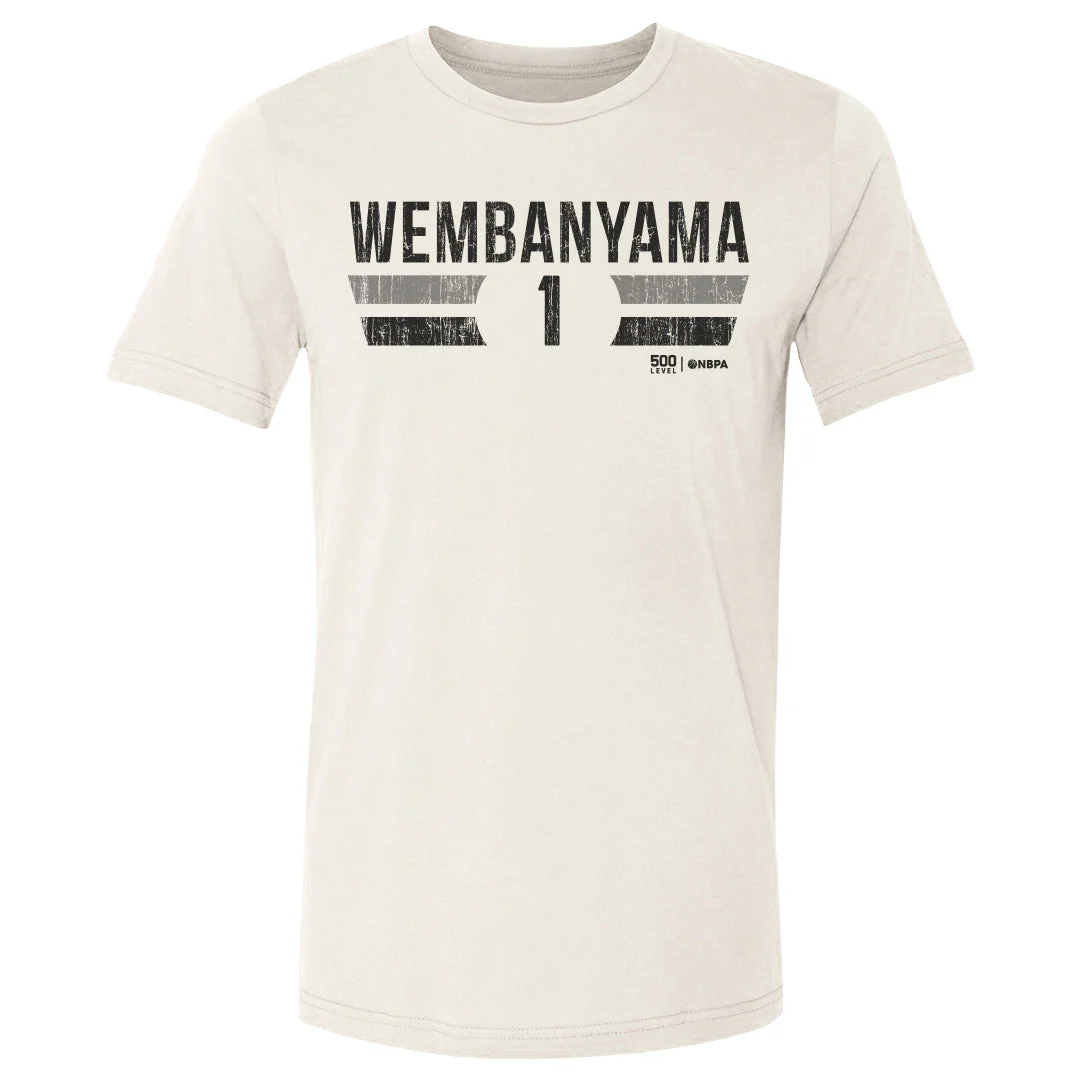 Victor Wembanyama San Antonio Spurs Font Men's T-Shirt - Image 2