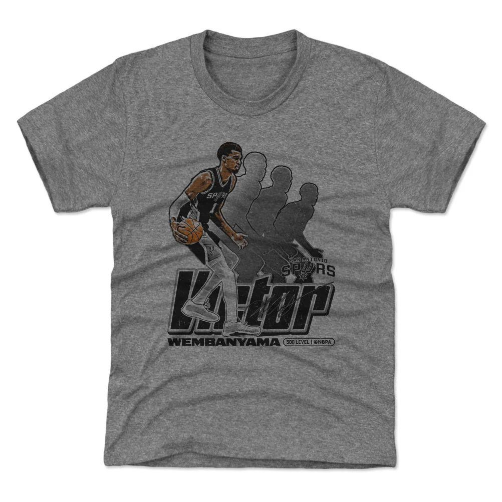 Victor Wembanyama San Antonio Spurs Retro Kids T-Shirt - Image 2
