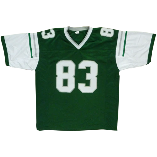 Vince Papale Autographed Philadelphia Eagles (Green #83) Custom Jersey - Beckett - Image 5