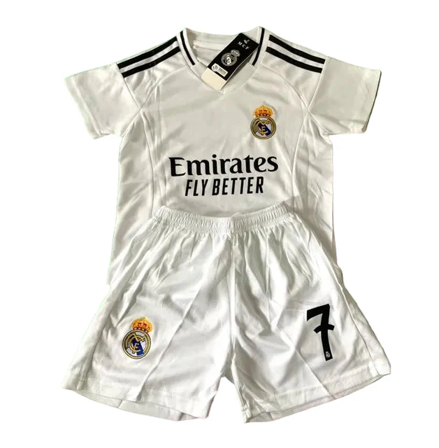 Vini Jr Kids Soccer Jersey Real Madrid Youth And Toddler Sizes - Image 2