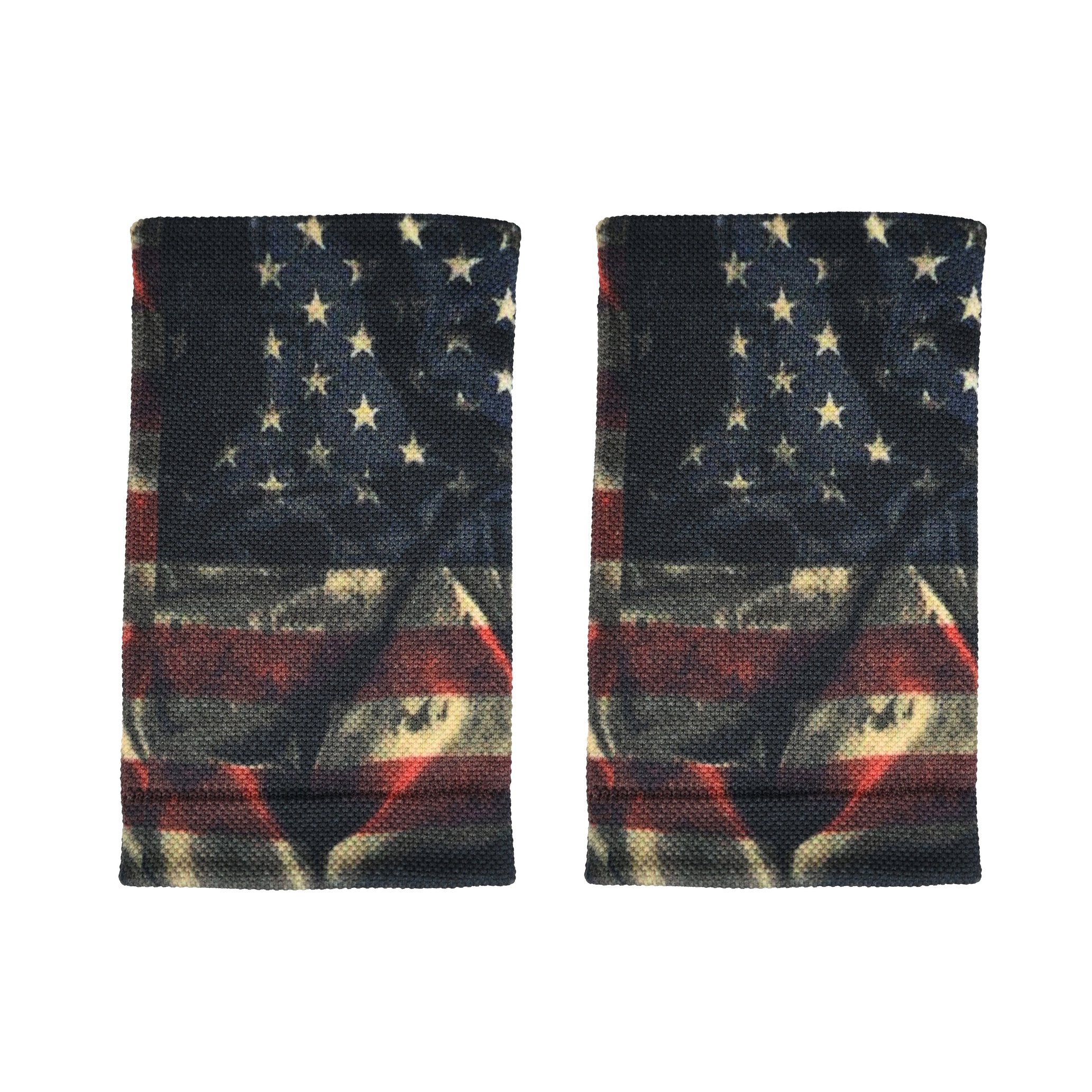 Vintage USA Flag Wrist Support Sleeves - Image 2
