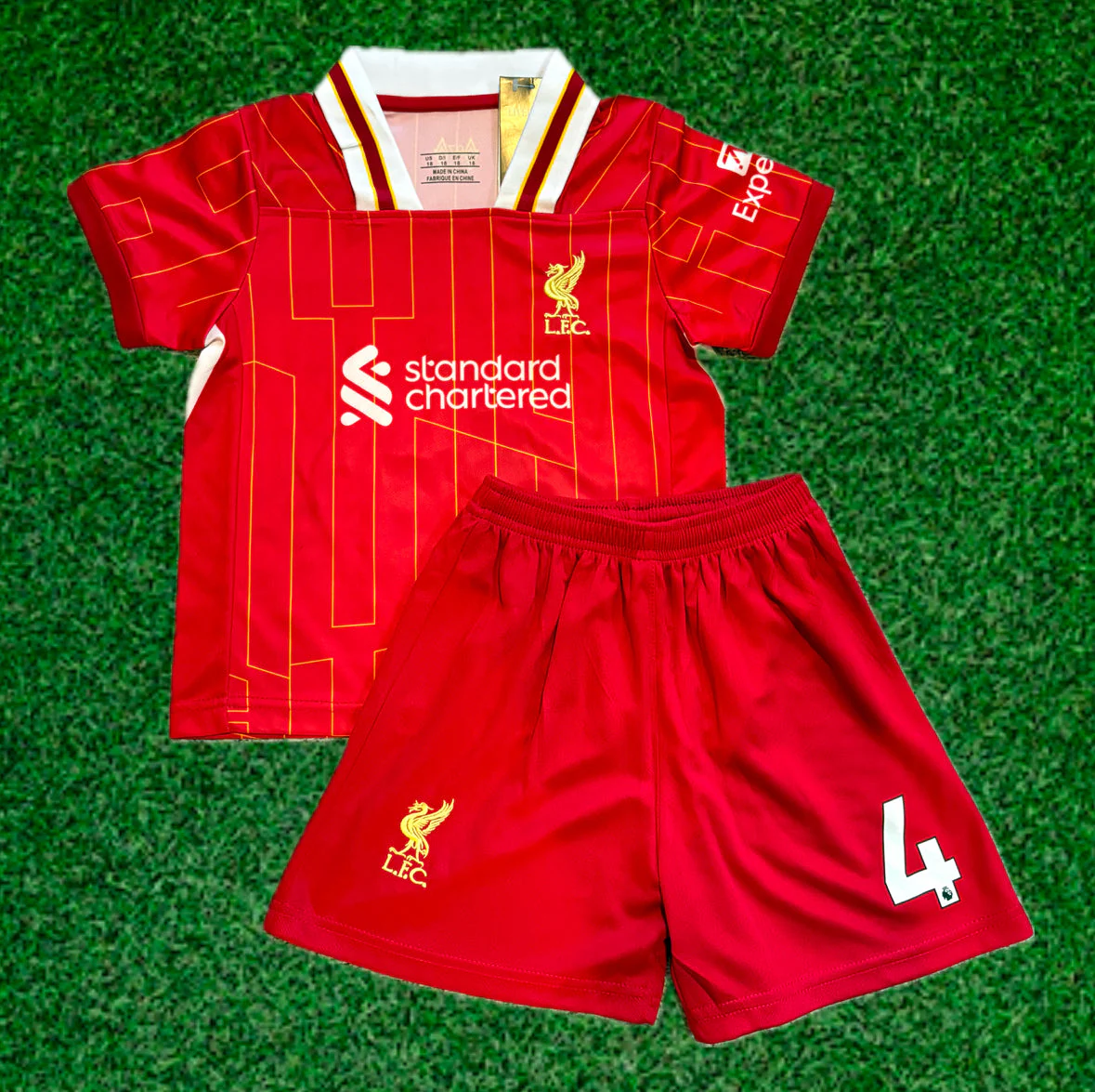 Virgil Van Dijk Liverpool Kids Jersey Set Soccer Football Toddler Youth Tshirt - Image 3