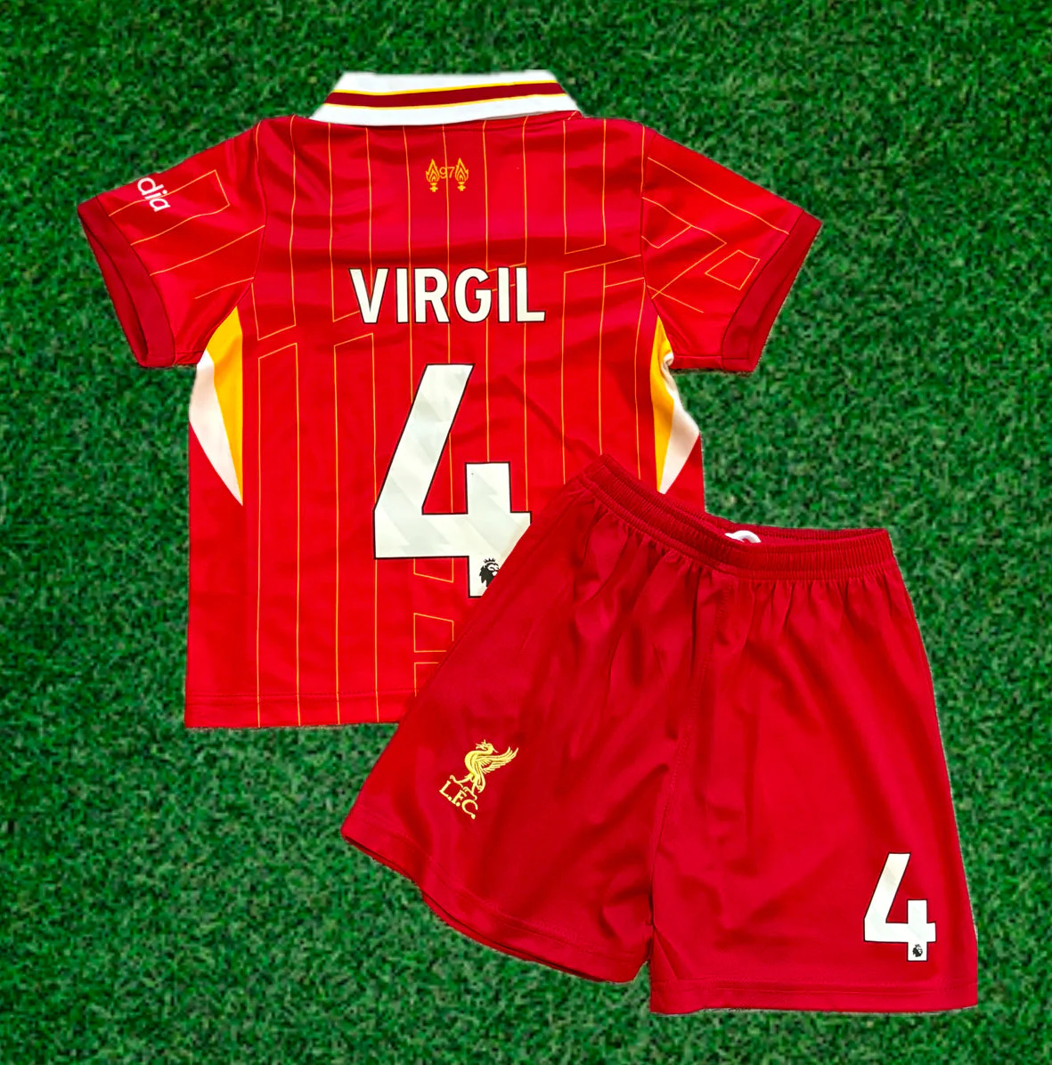 Virgil Van Dijk Liverpool Kids Jersey Set Soccer Football Toddler Youth Tshirt - Image 5