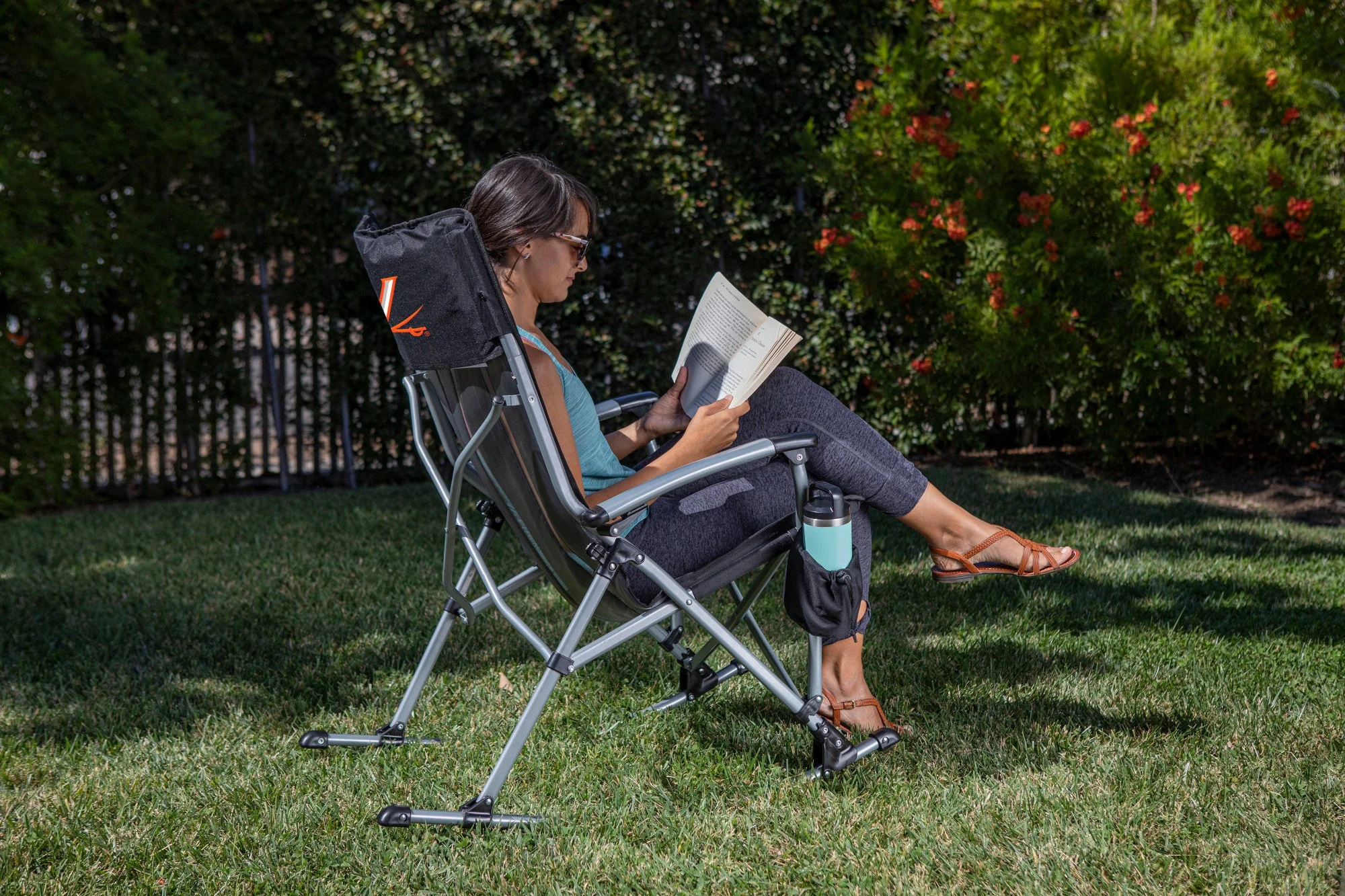 Virginia Cavaliers Outdoor Rocking Camp Chair - Image 2
