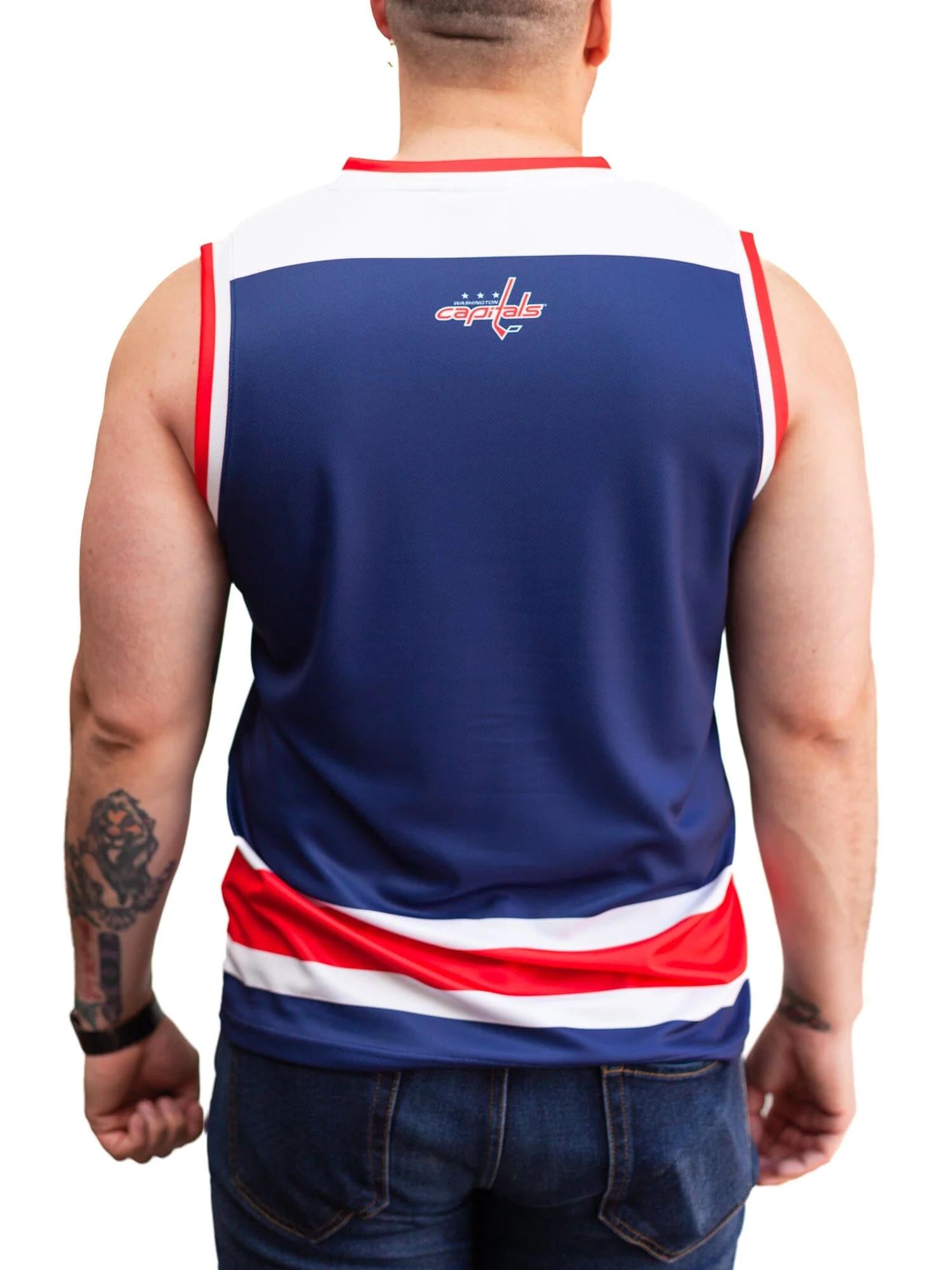 Washington Capitals 2021 "W" Alternate Hockey Tank - Image 3