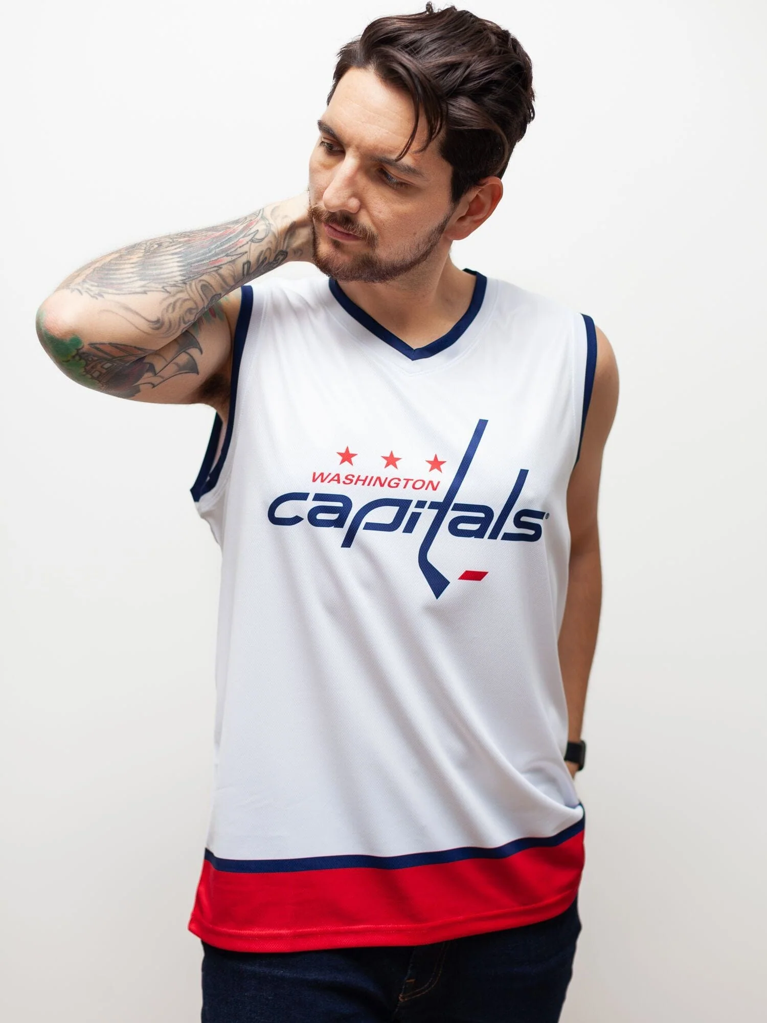 Washington Capitals Away Hockey Tank - Image 4