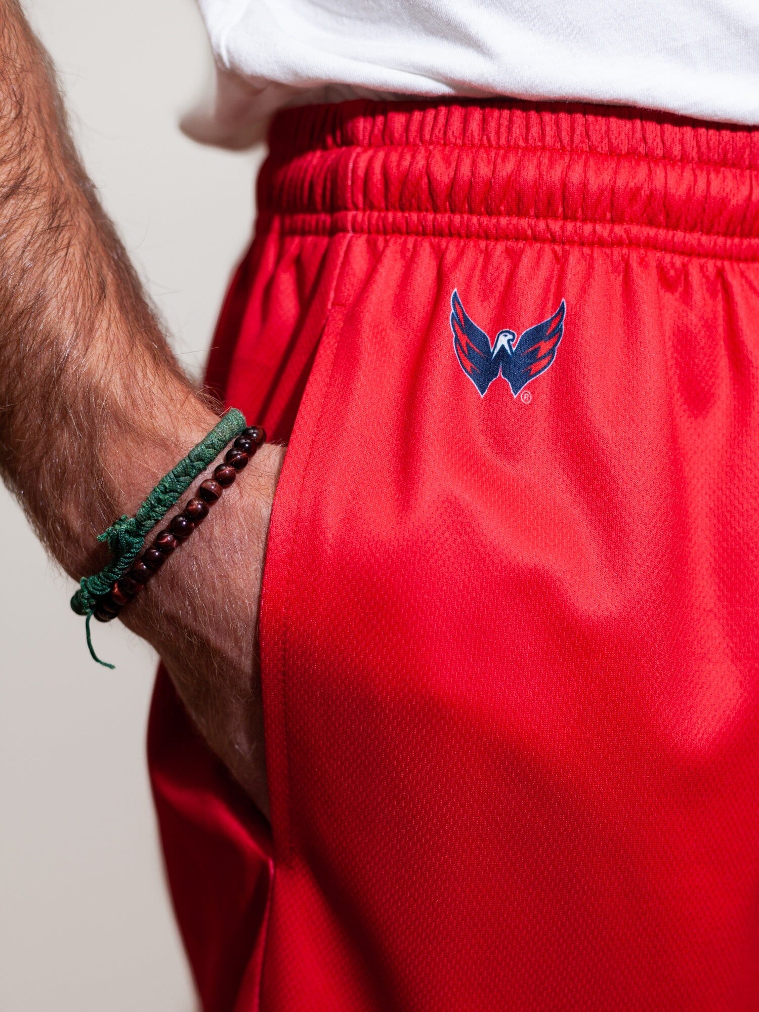 Washington Capitals Mesh Hockey Shorts - Image 2