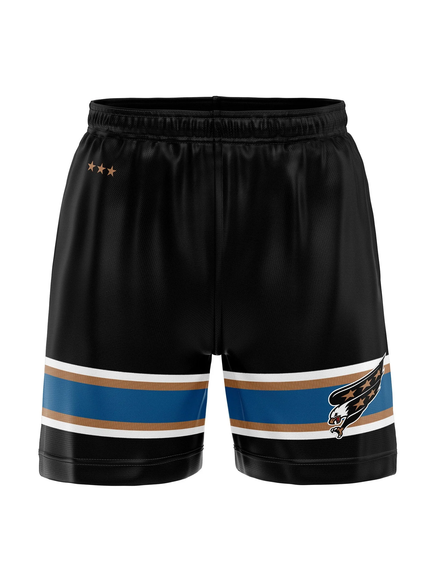 Washington Capitals "Screaming Eagle" Alternate Mesh Hockey Shorts - Image 3