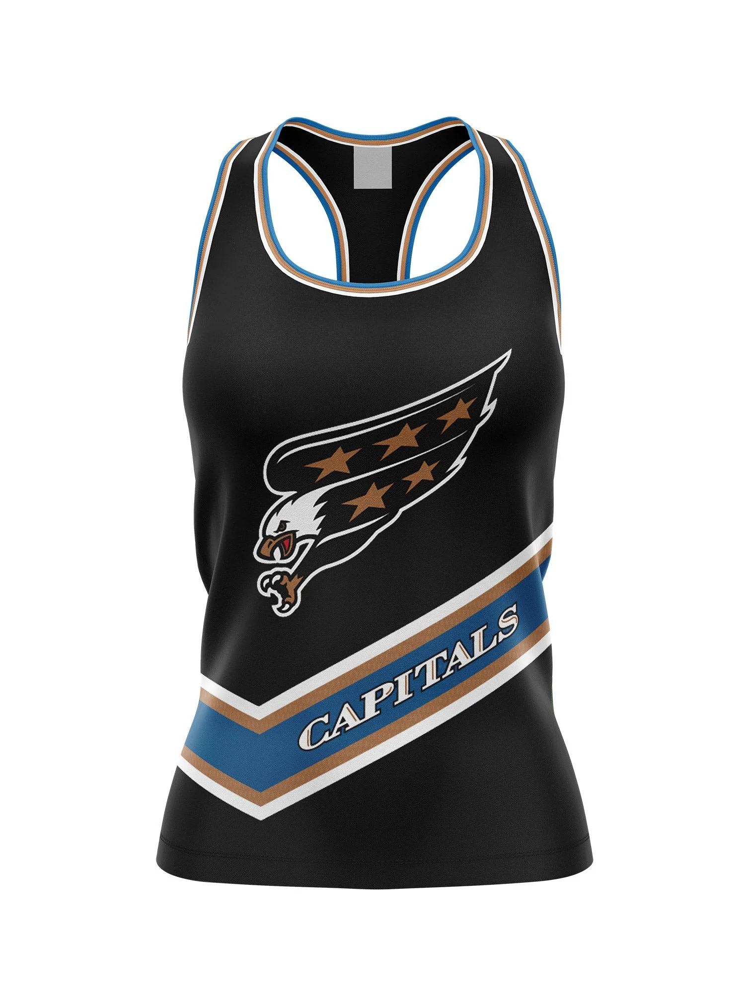 Washington Capitals "Screaming Eagle" Alternate Women's Racerback Hockey Tank - Image 3