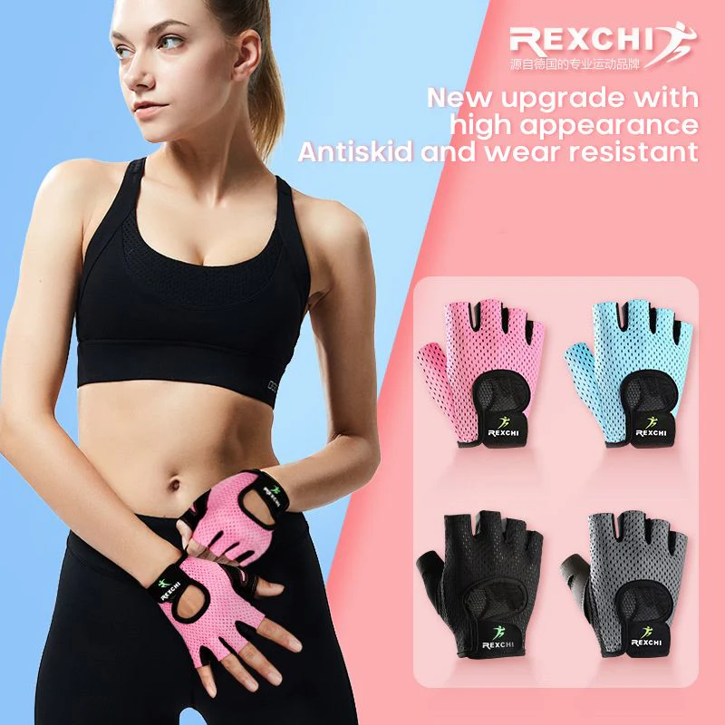 Weightlifting gloves Yoga Training gloves Sports gym gloves Thin Non-slip Half Finger Cycling Gloves Equipment - Image 55