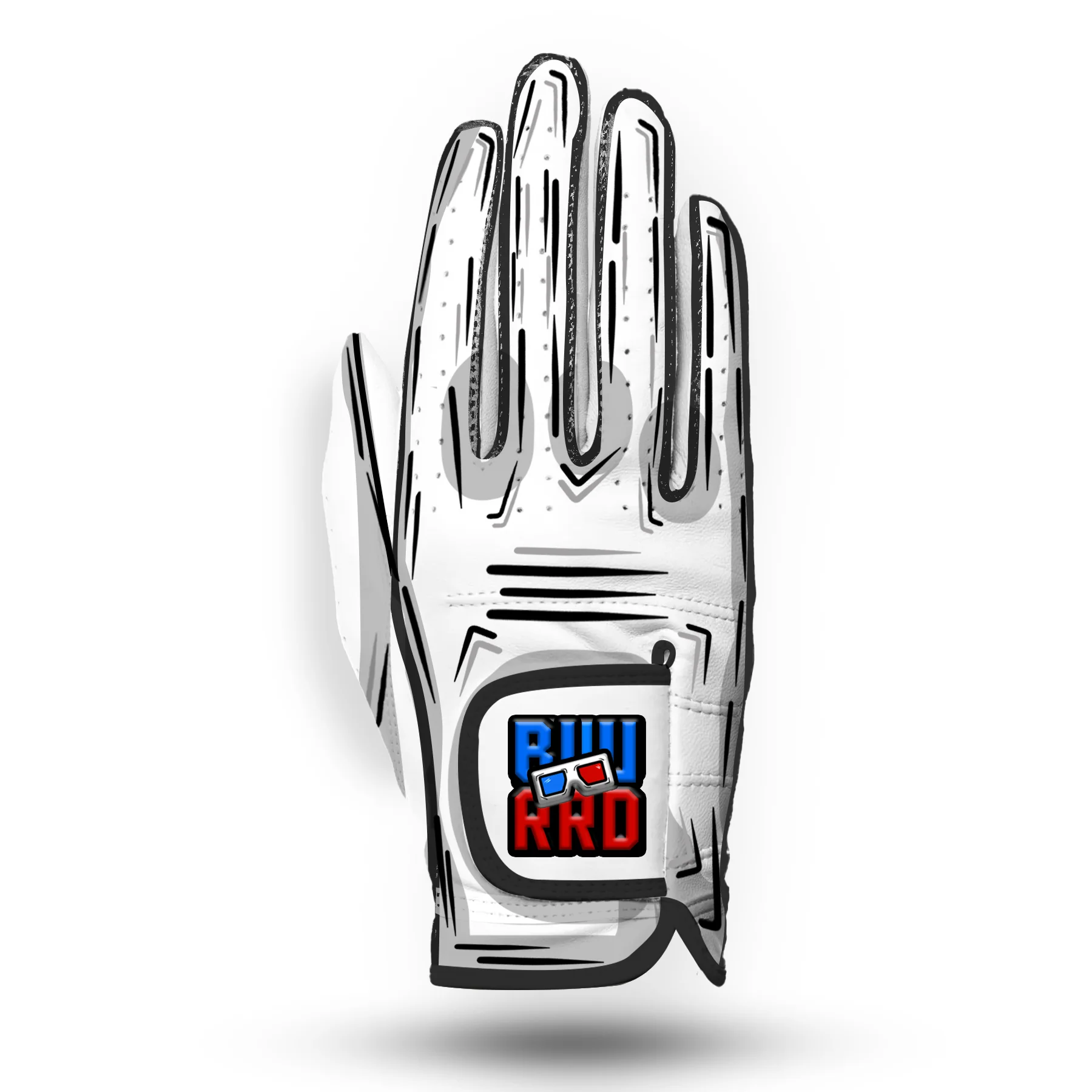 White Cartoon Golf Glove Bundle (3 Pack) - Image 2