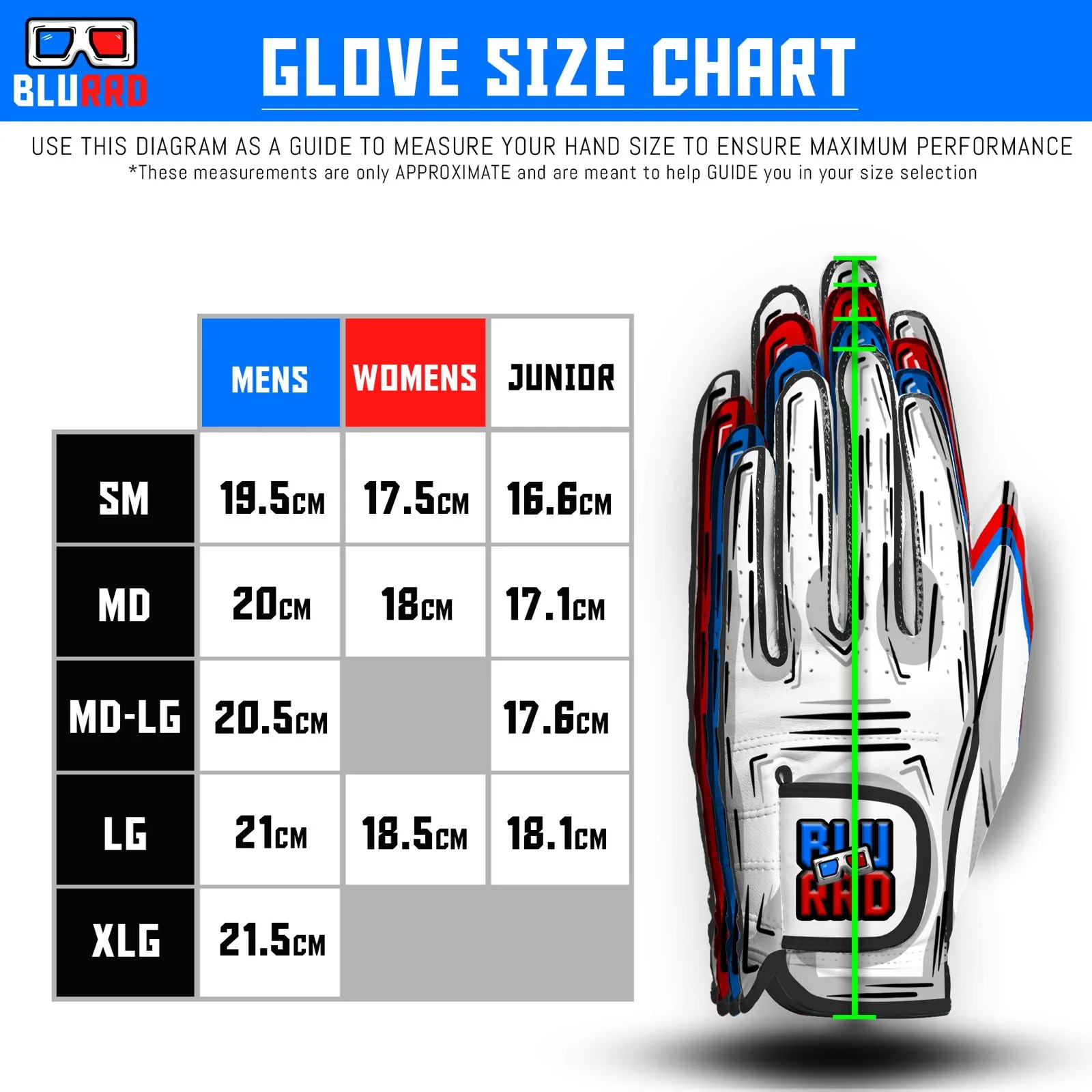 White Cartoon Golf Glove Bundle (3 Pack) - Image 5