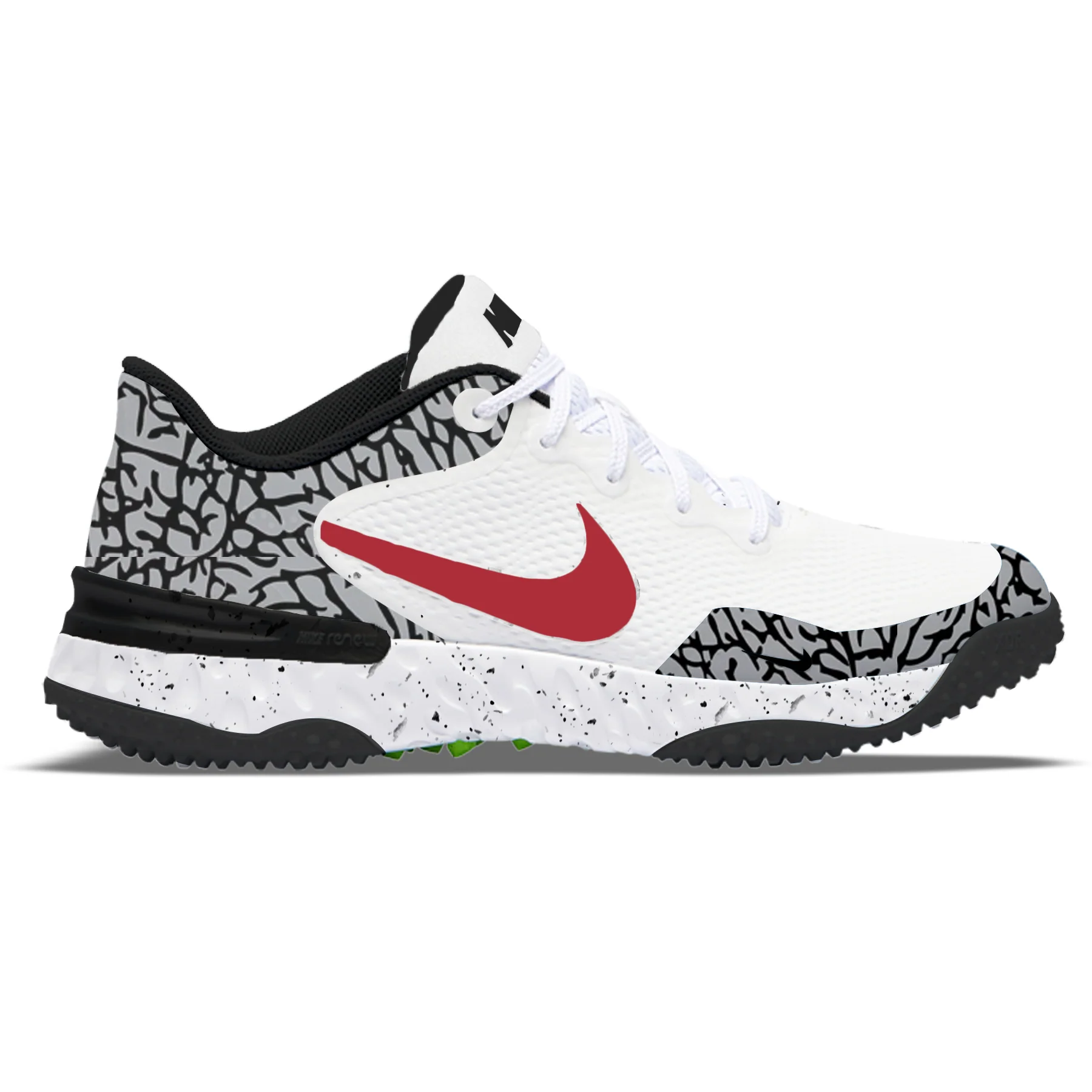 "White Cement" Nike Alpha Huarache Elite 3 Turfs