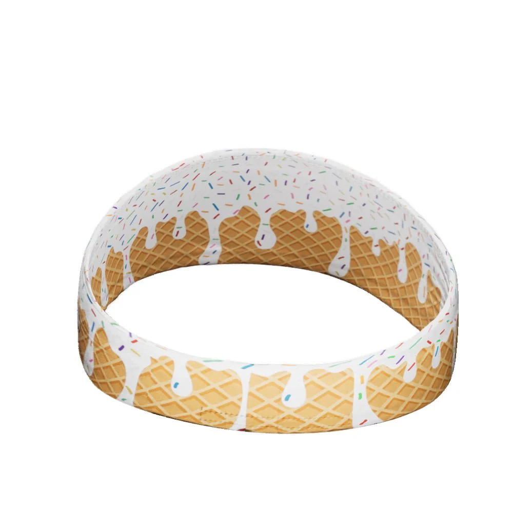 White Ice Cream Headband - Image 3