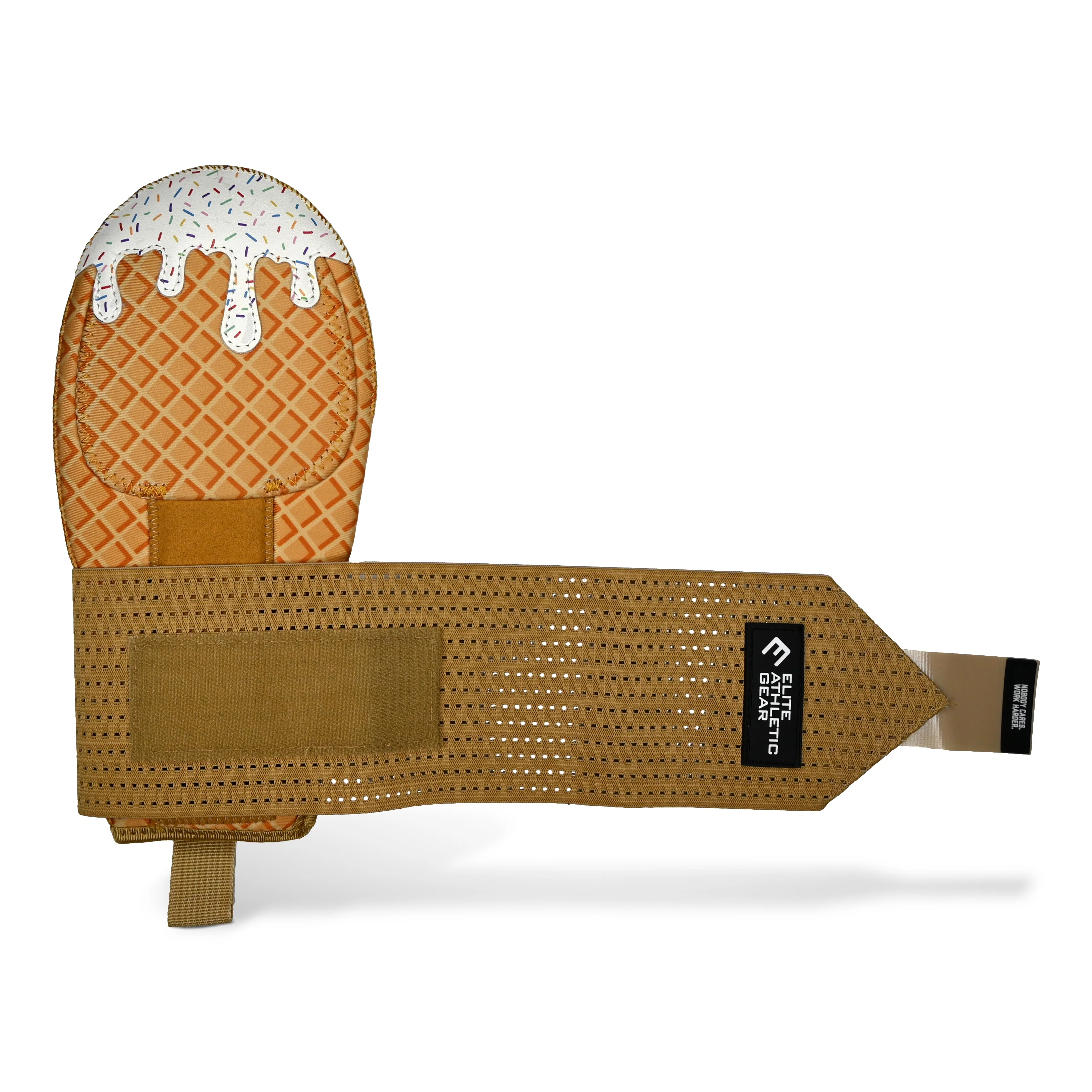 White Ice Cream Sliding Mitt - Image 2